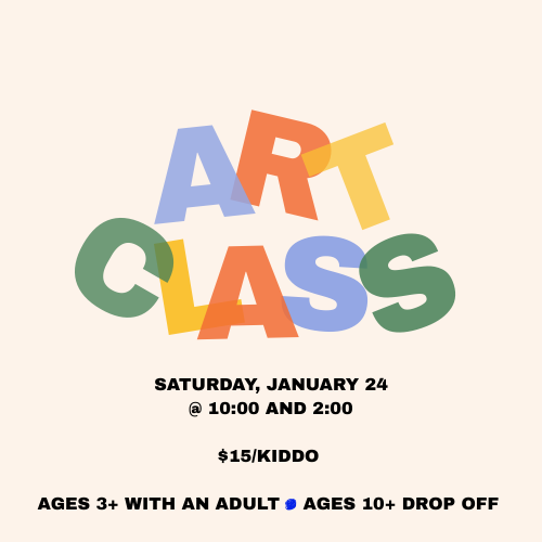 Kids Art Class: 2pm
