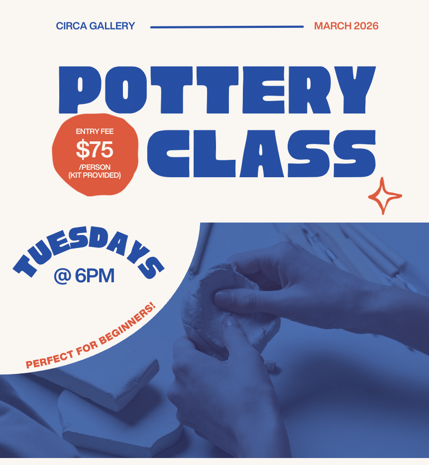 Pottery Class with Guest Teacher (Tuesdays)