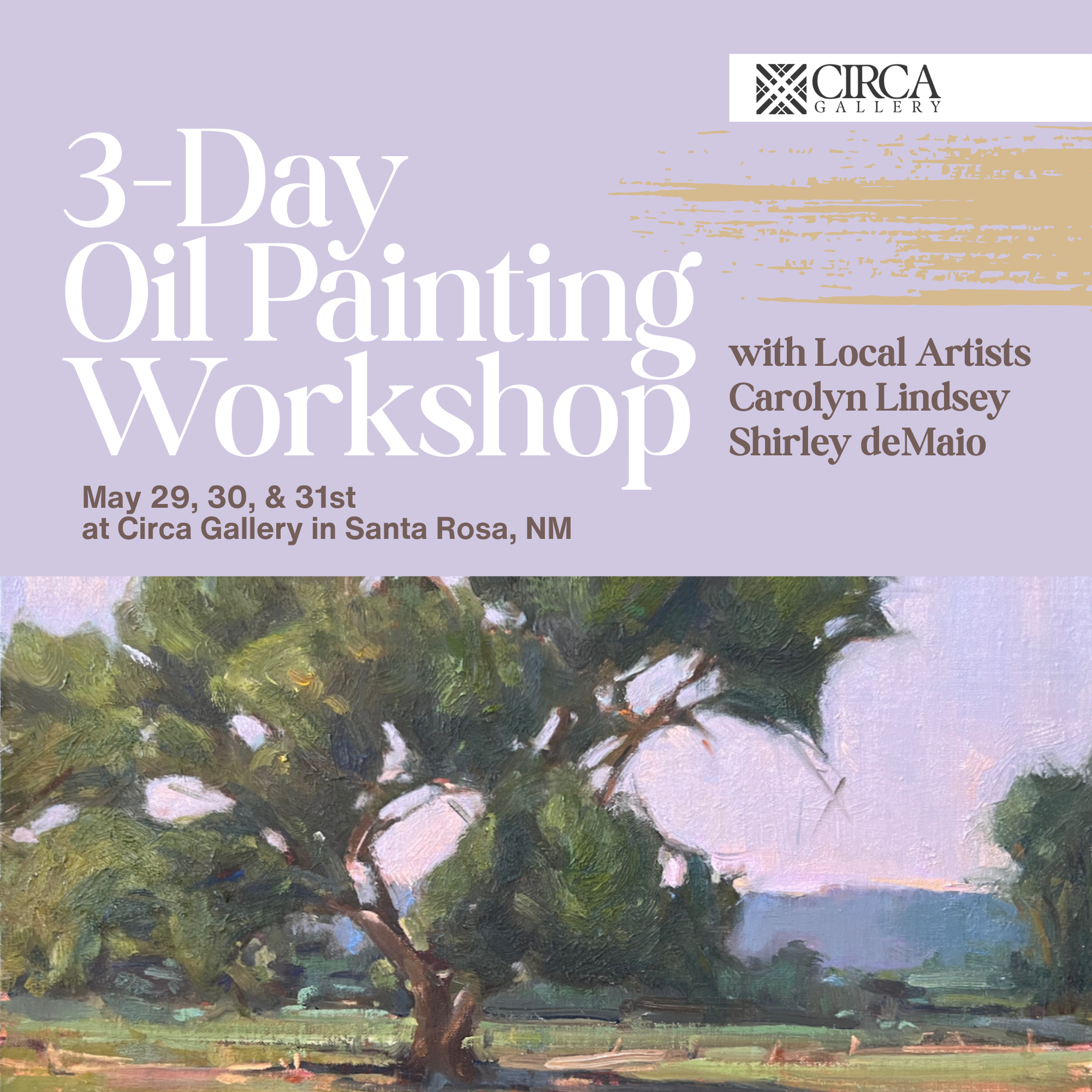 3 Day Plein Air Oil Painting Workshop