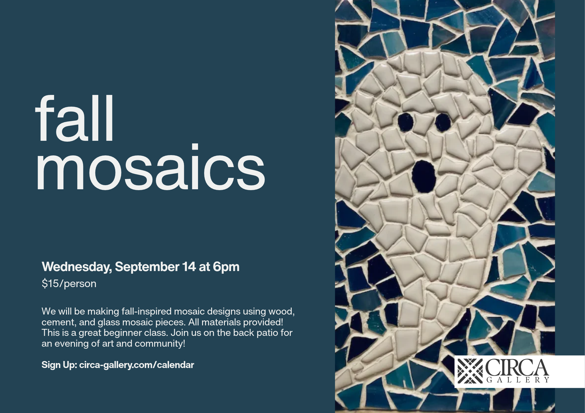 Wednesday Workshop: Fall Mosaics