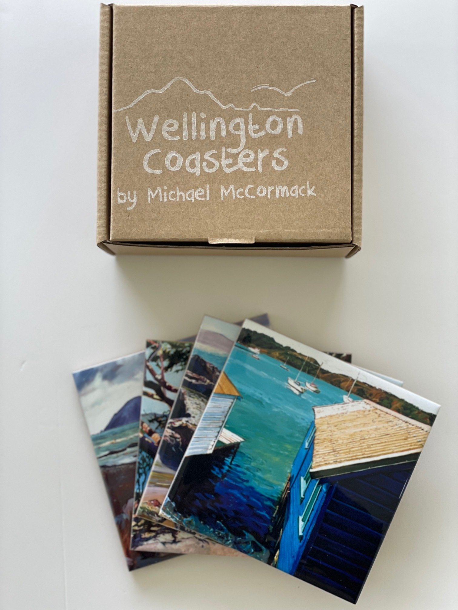 Box set 4 coasters (you choose)