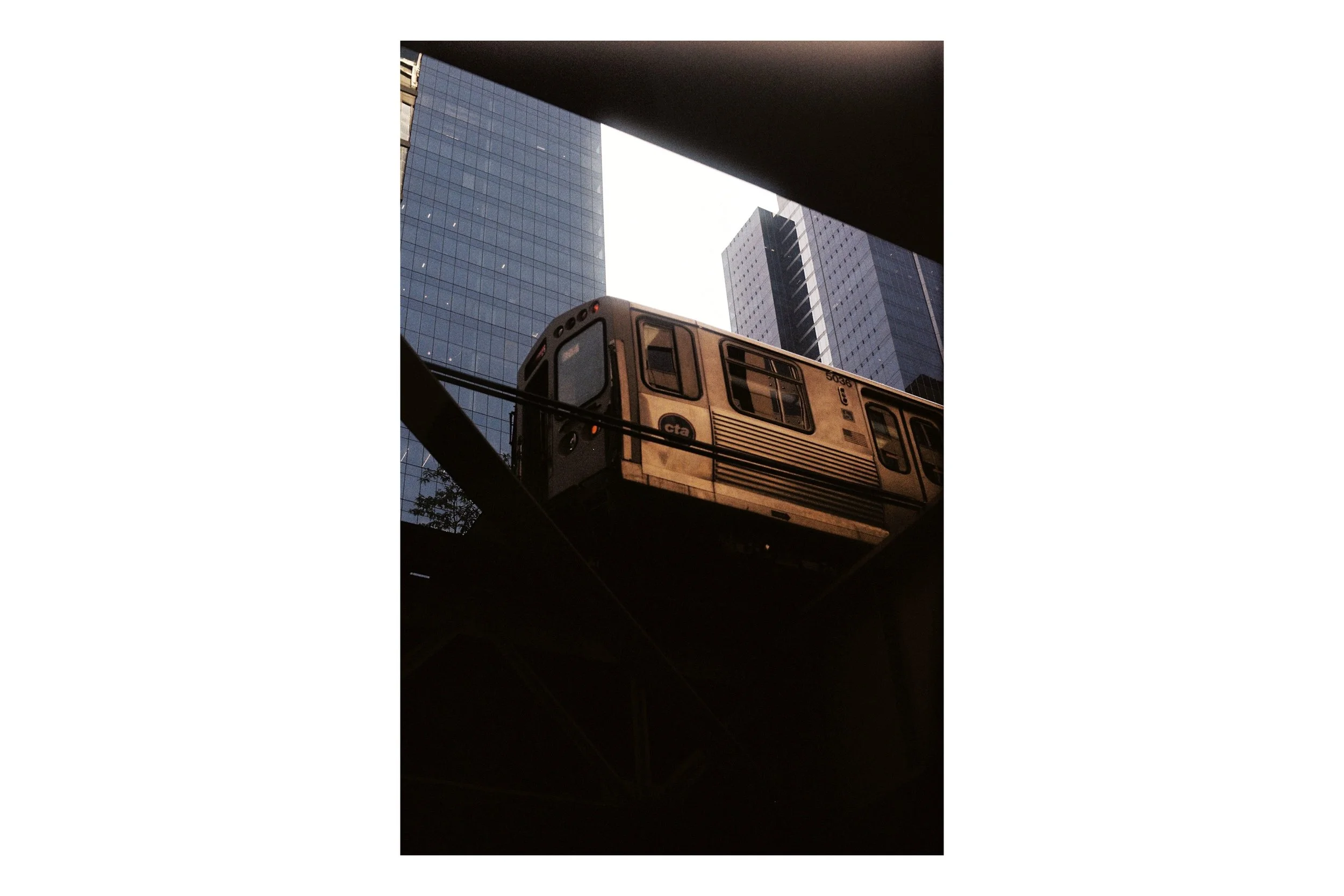 "On the CTA" archival print