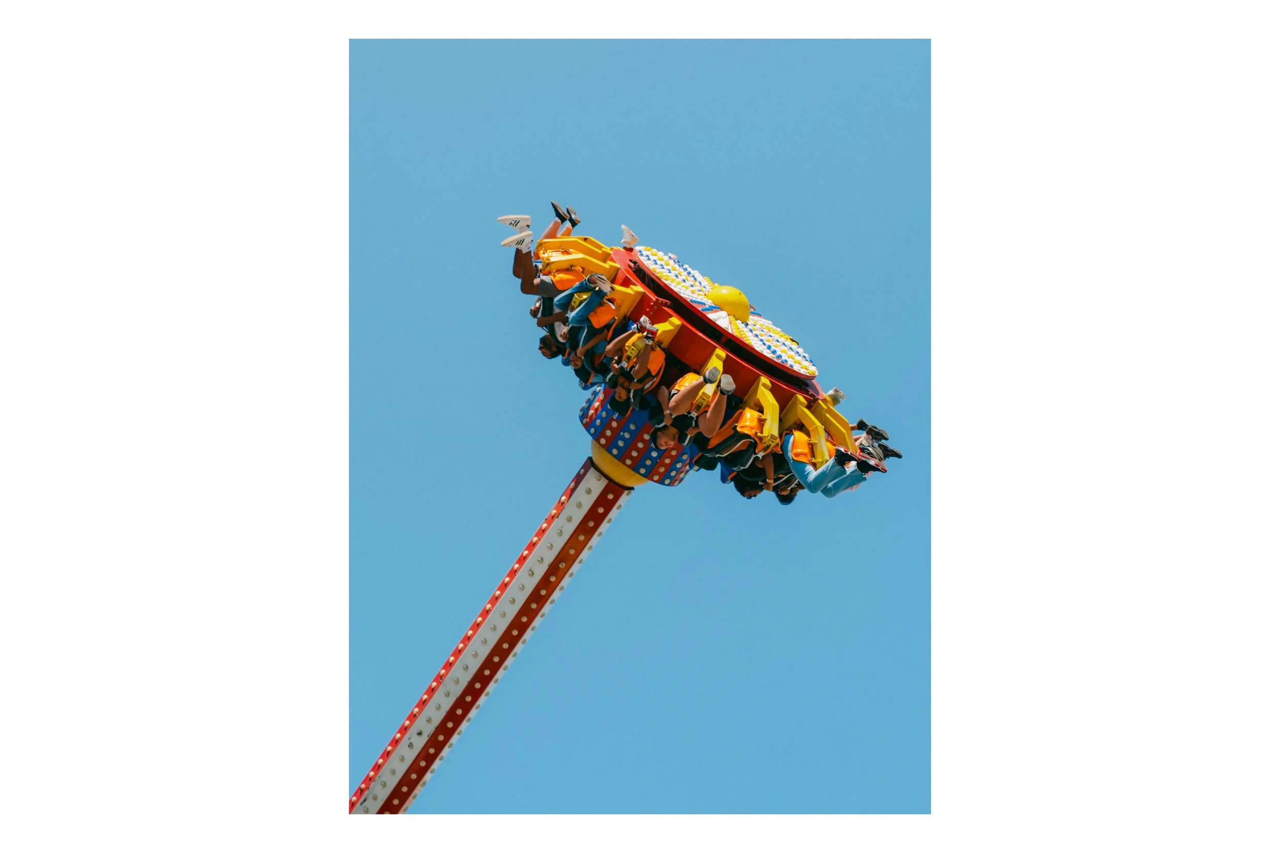 "Flying Through Coney" archival print