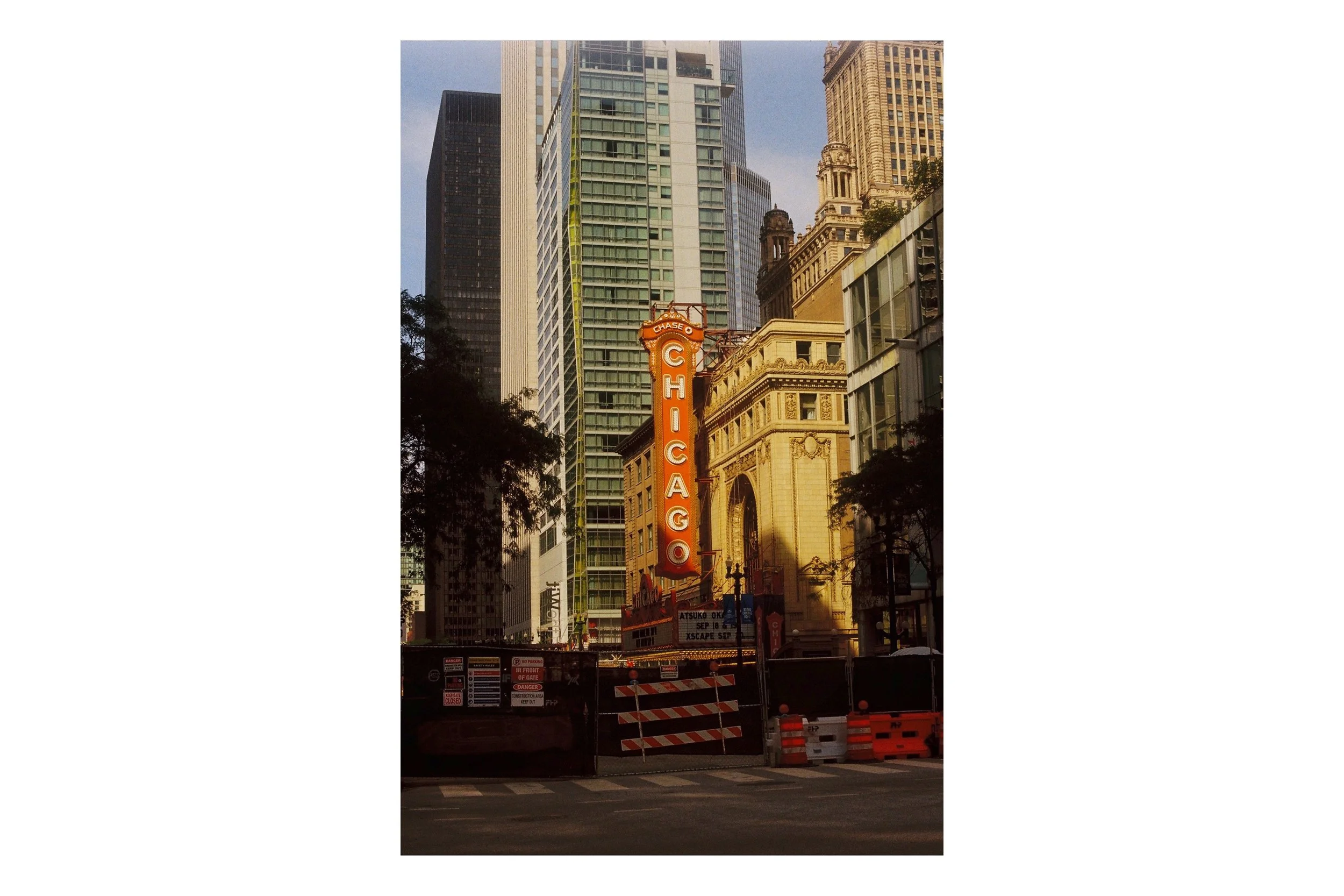 "The Chicago Theatre" archival print