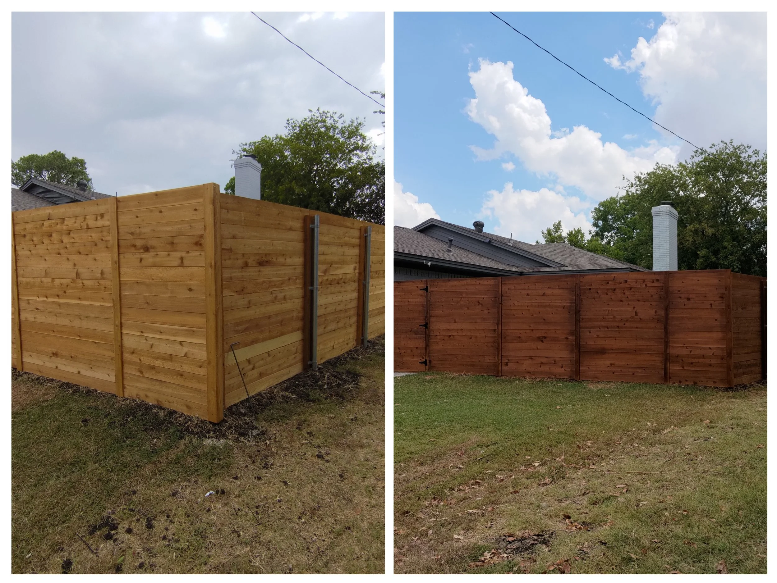Fence Cleaning and Staining