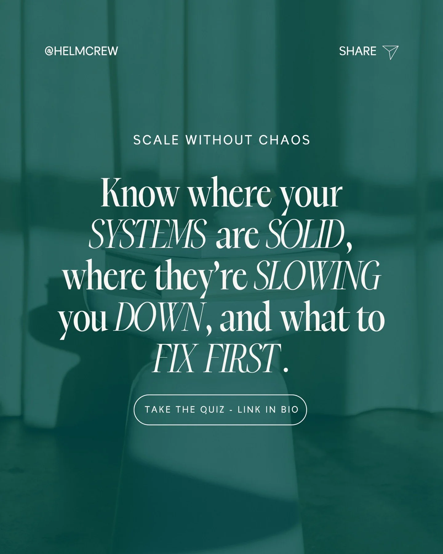 Ever feel like your business is running&hellip; but something&rsquo;s dragging behind?

🧩 Take the Scale Readiness Quiz to find out:
&mdash; what&rsquo;s solid
&mdash; what&rsquo;s slowing you down
&mdash; and what to fix first.

You&rsquo;ll get a 