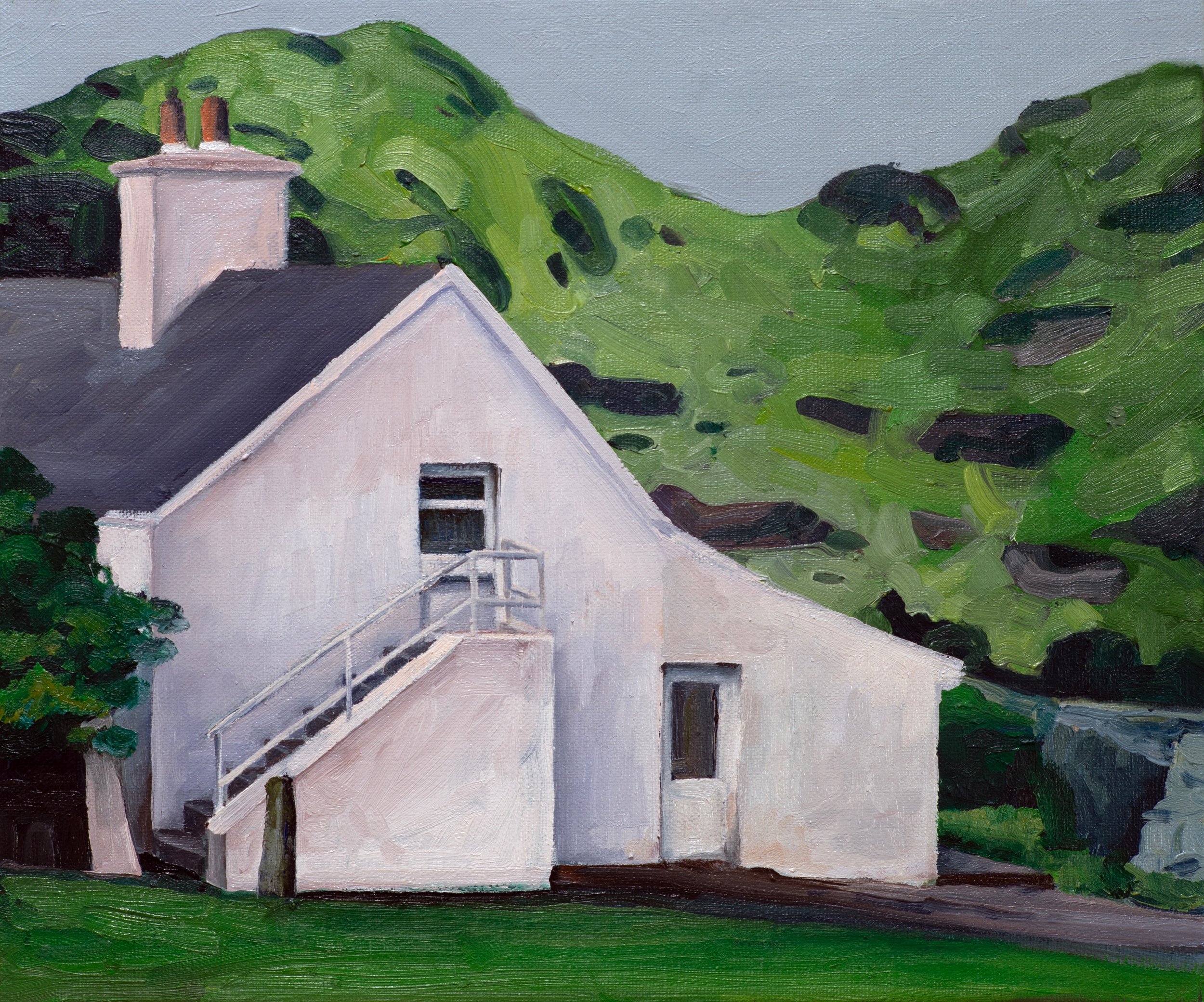 Caherdaniel 2024, oil on linen panel, 30 x 25 cm.