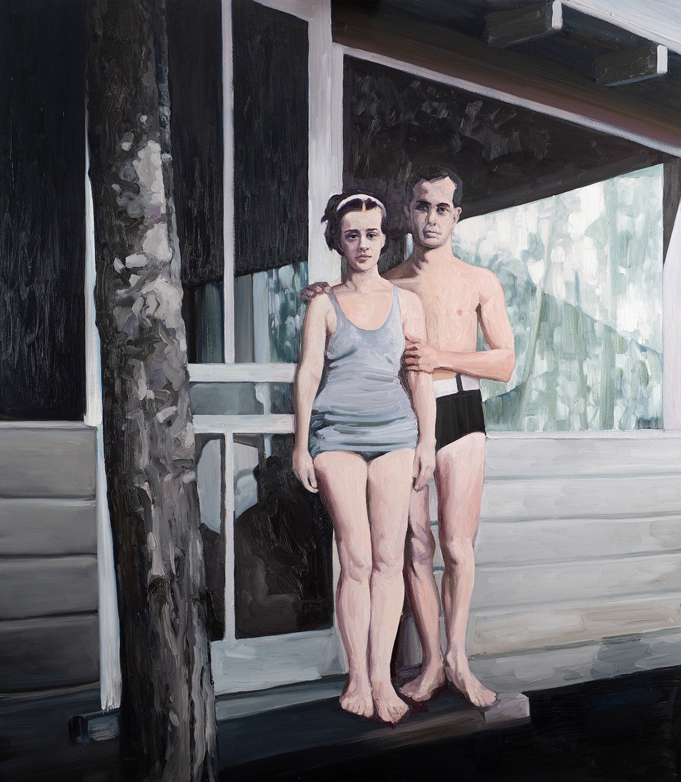 Posession 2023, oil on canvas, 145 x 120 cm.