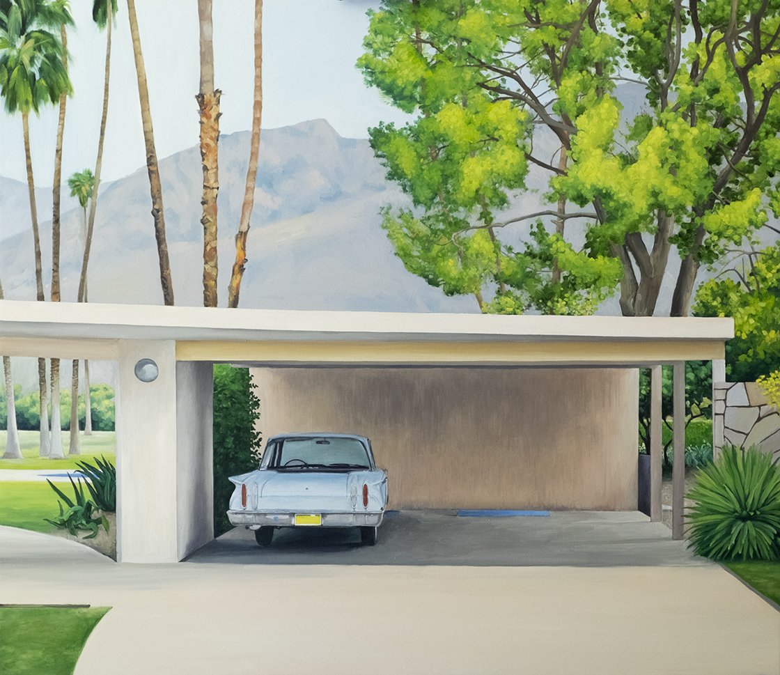 Palm Springs #4, 2016, oil on canvas, 145 x 120 cm. Private collection