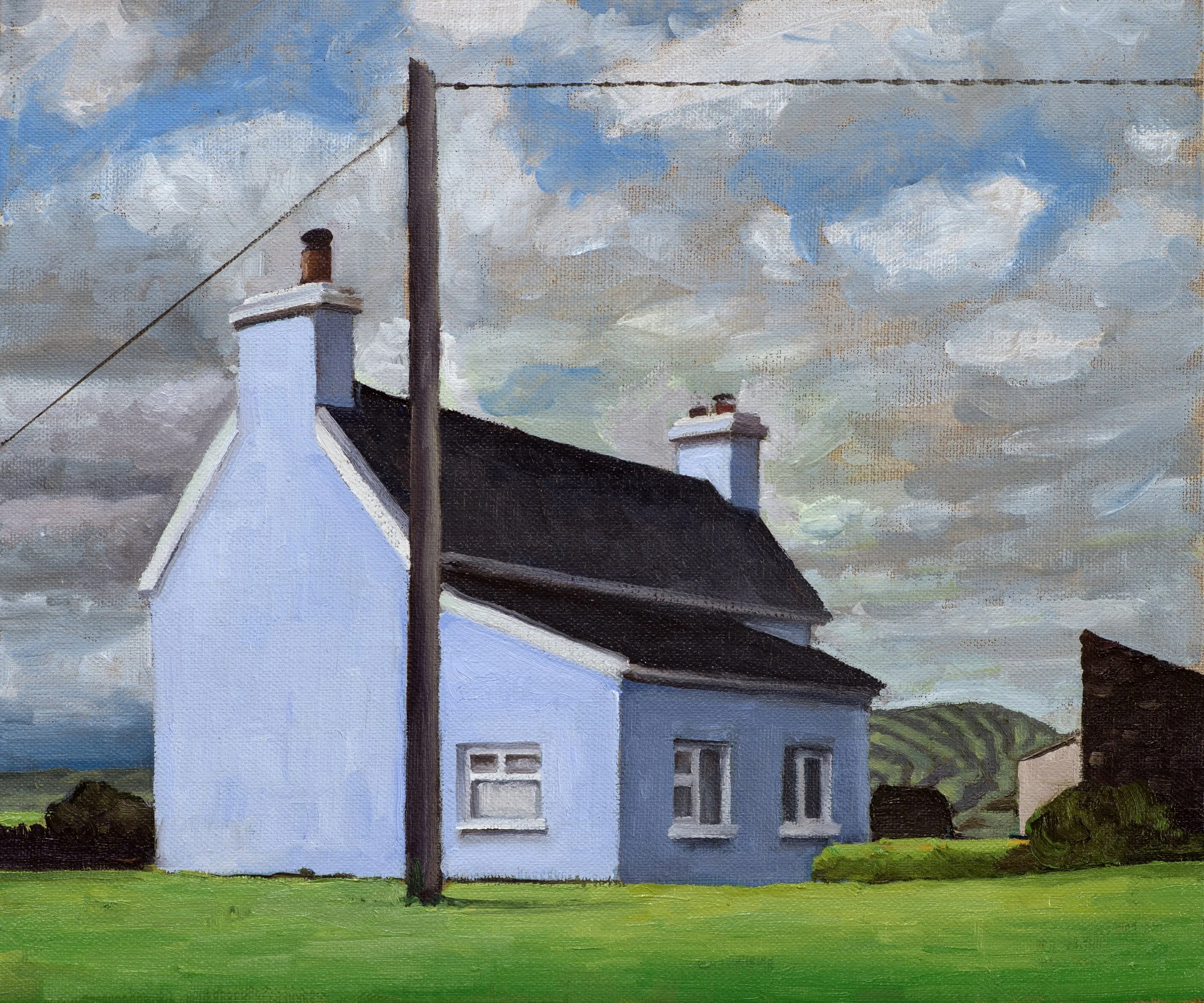 Castlecove #7, Ring of Kerry, Ireland 2024, oil on linen panel, 30 x 25cm. $1950 (framed)