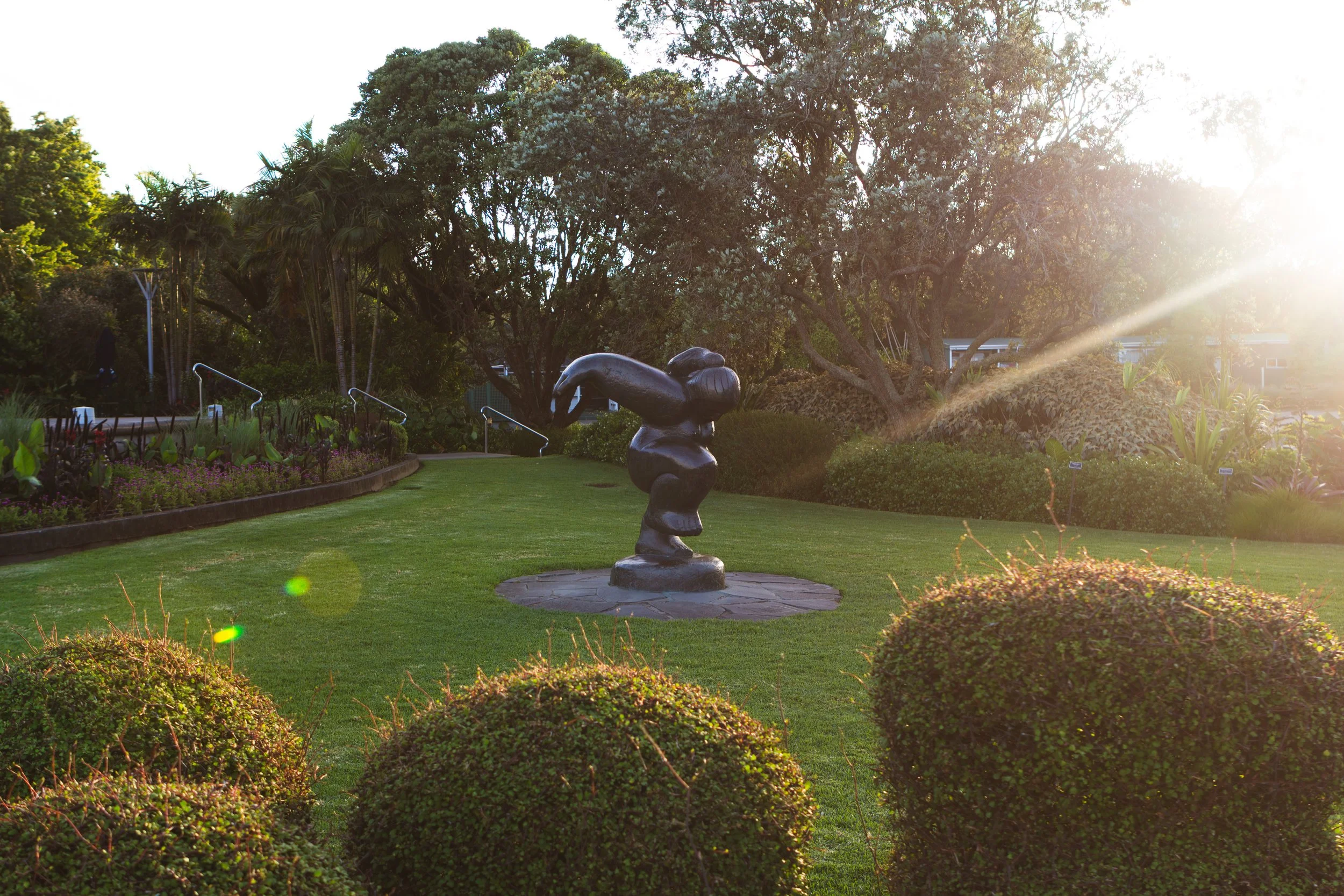 Summer grazing at Sculpture in the Gardens