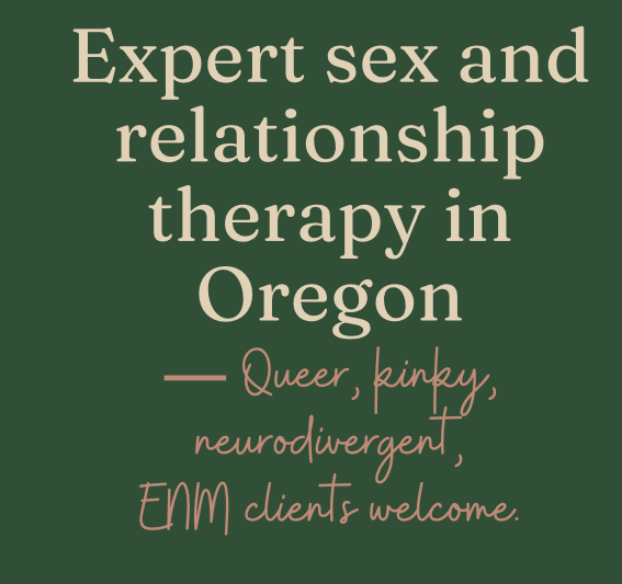 Demir Crone sex and couples therapist Portland Oregon