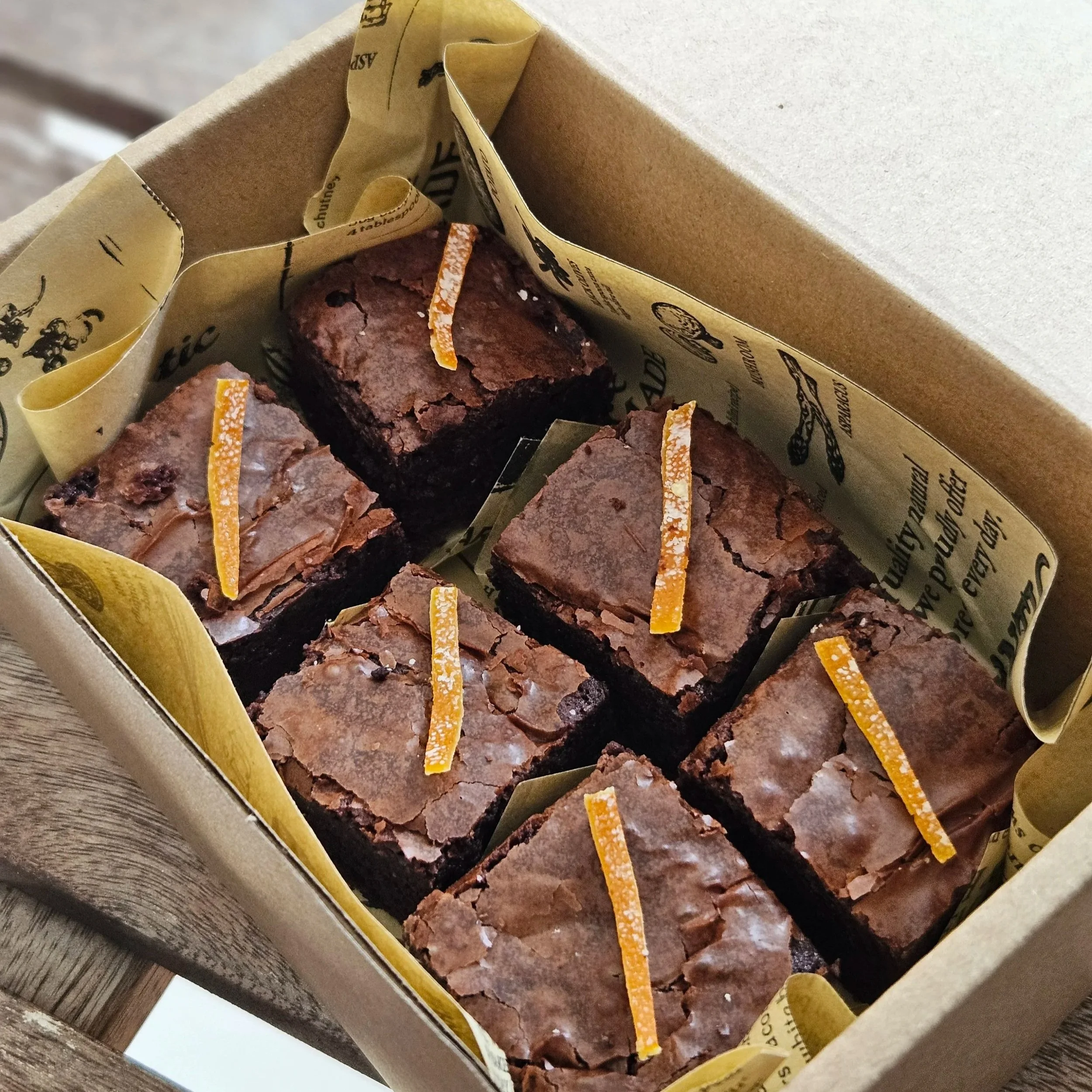 Orange Chocolate Brownie Valentines Day Gift Singapore.jpg