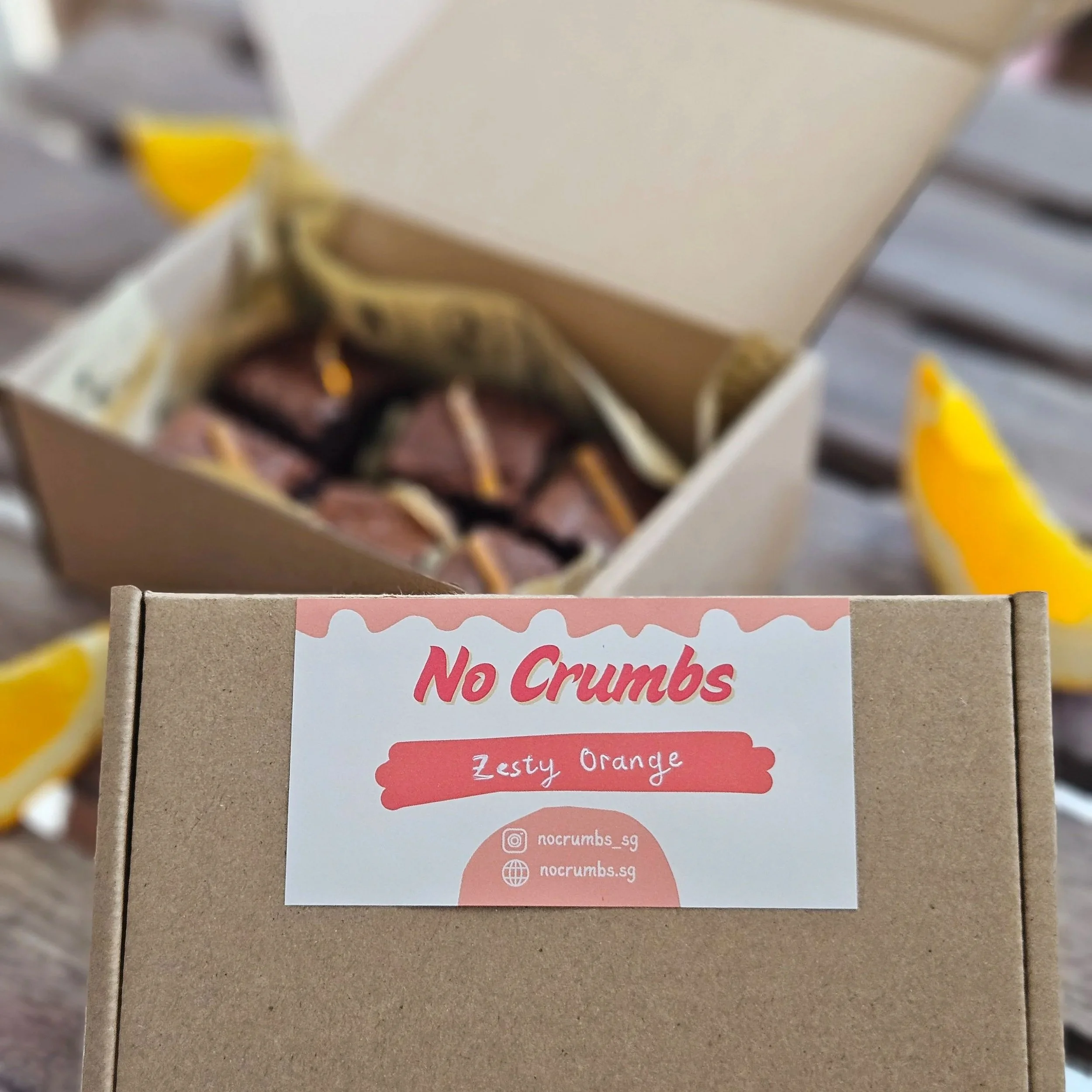 Zesty Orange Brownies | Gifting Box