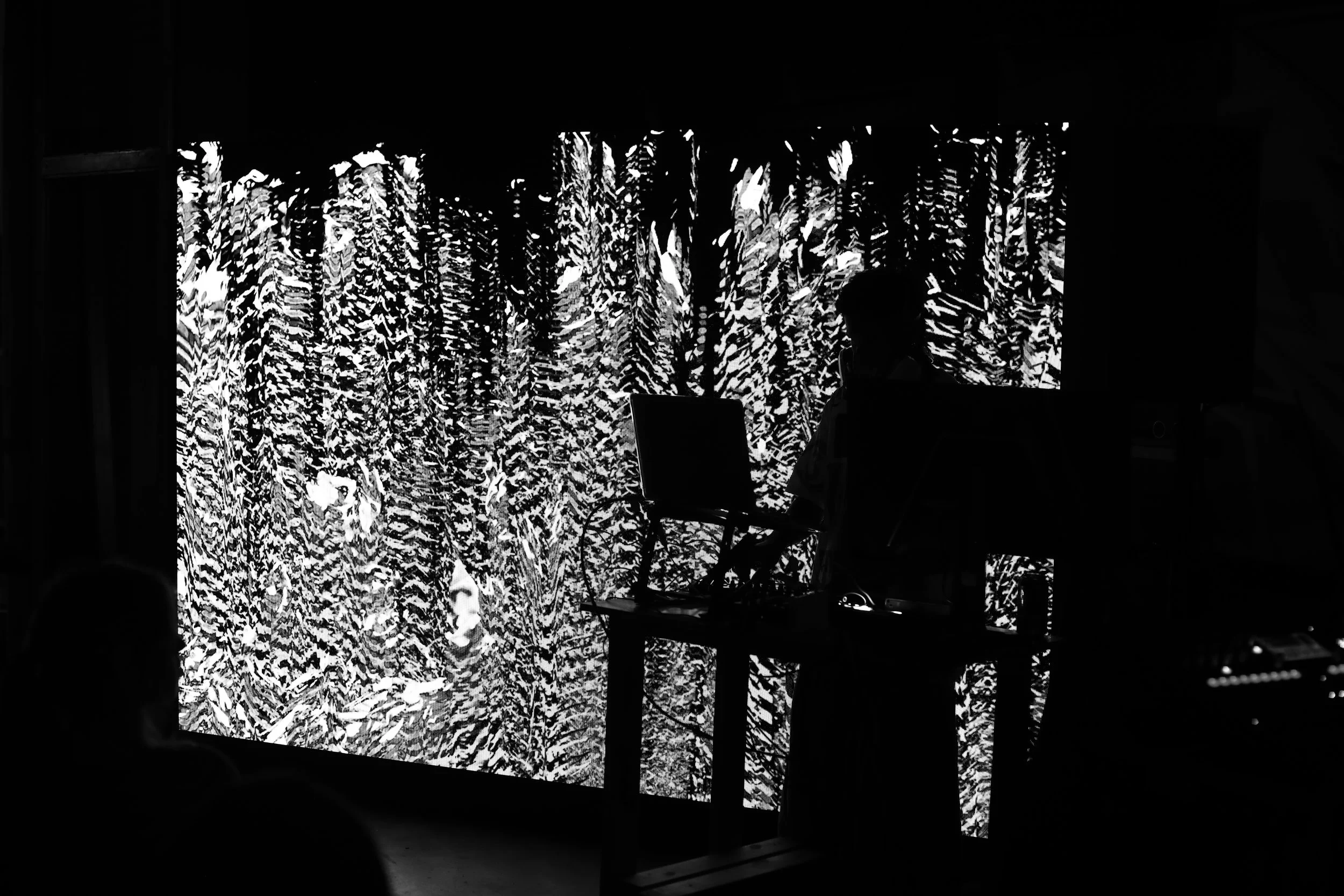 passive kneeling live performance artist