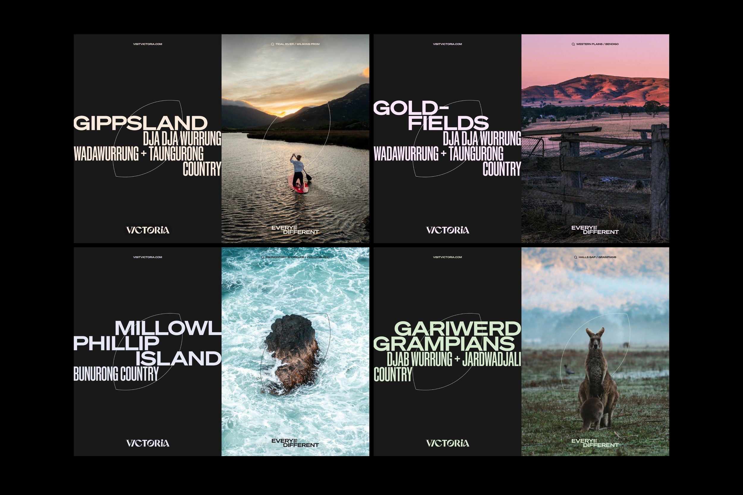 Visit Victoria Brand Evolution Identity Destination Marketing + Tourism + State Government 8