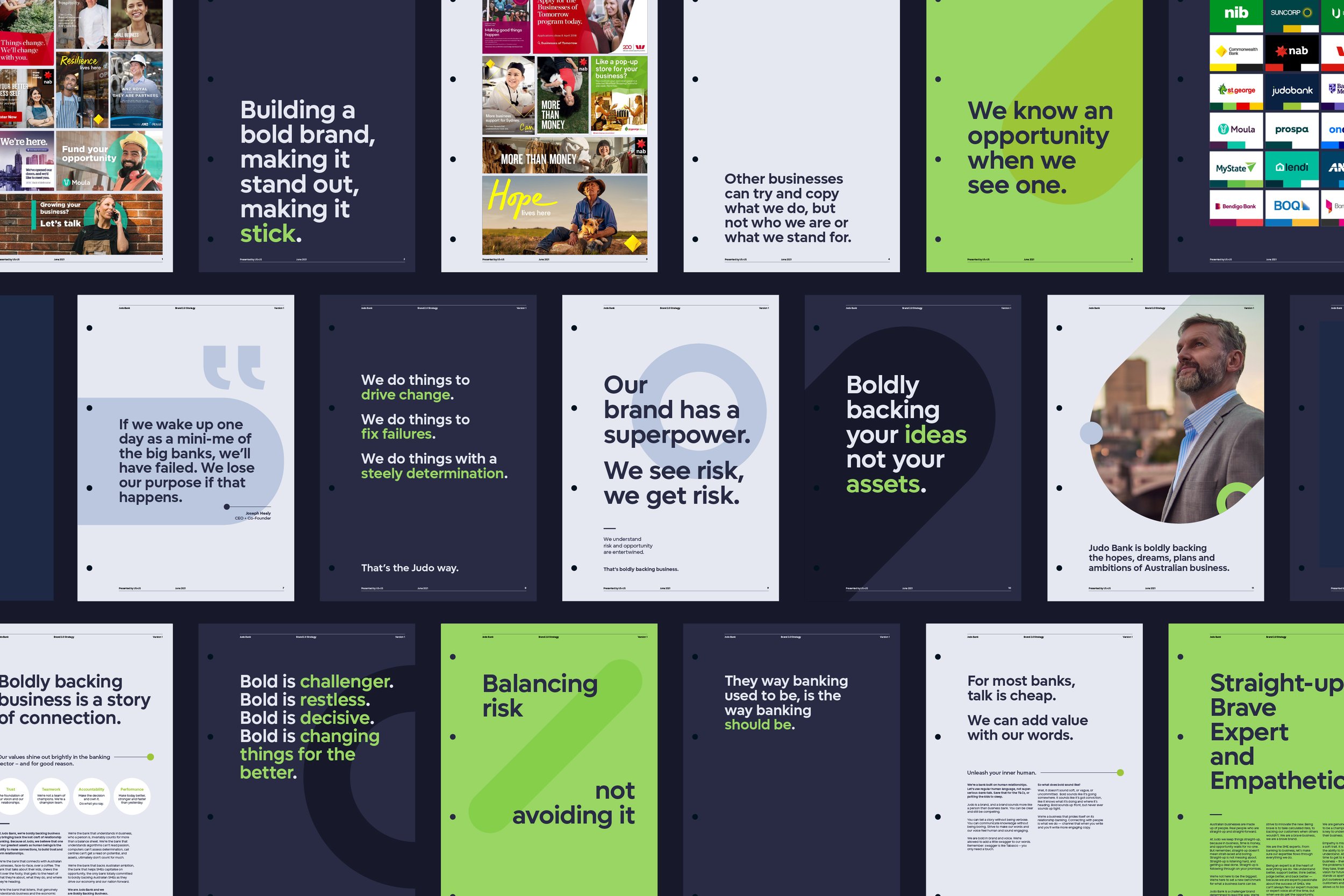 Judo Bank Brand Evolution Financial Services + Lending + SME + Business + B2B 4