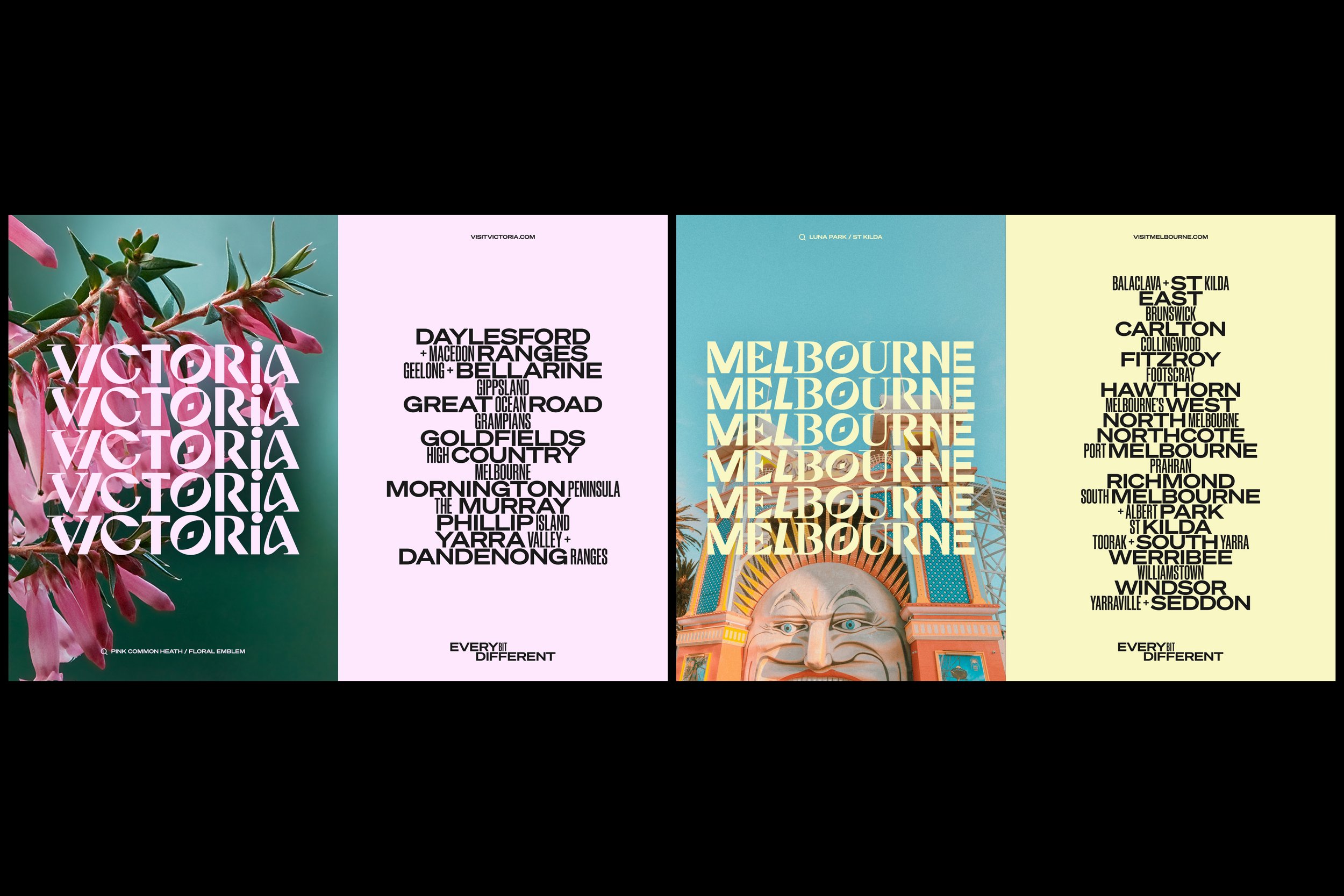 Visit Victoria Brand Evolution Identity Destination Marketing + Tourism + State Government 9
