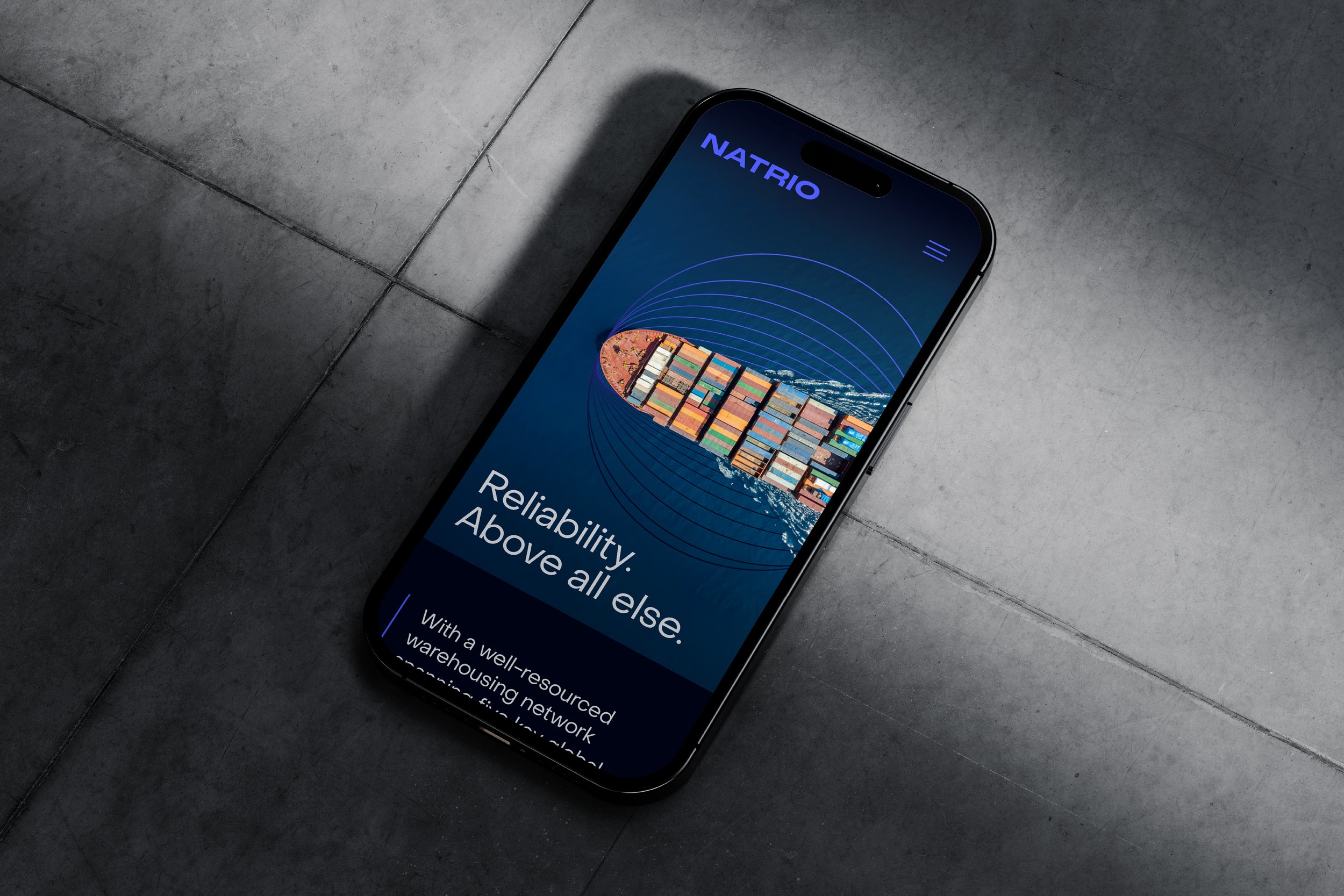 Natrio Logistics Brand Evolution Logistics + Supply Chain Solutions + Freight + B2B 2