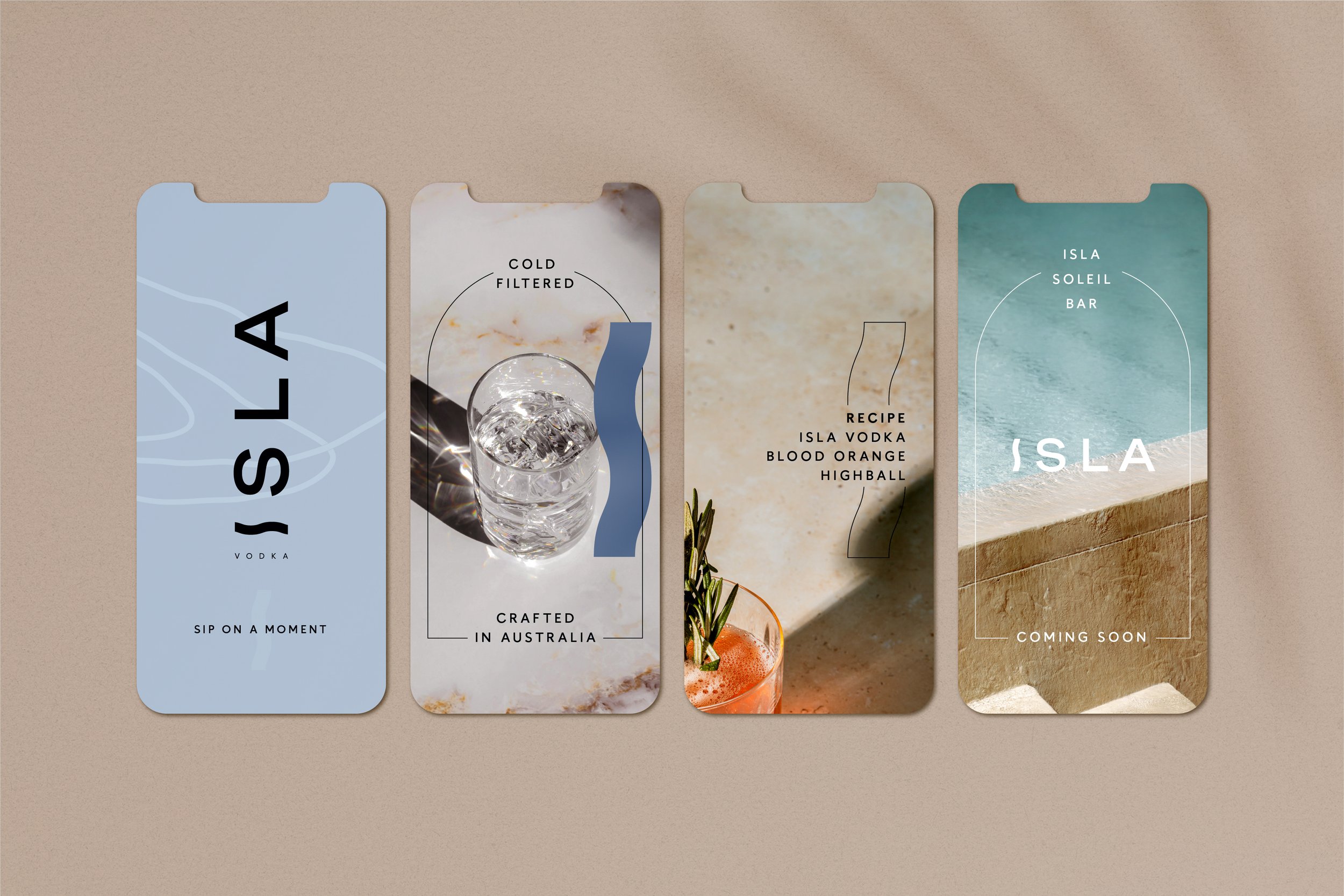 ISLA VODKA Brand Creation Alcoholic Beverages + Consumer Goods + RTD + FMCG 4