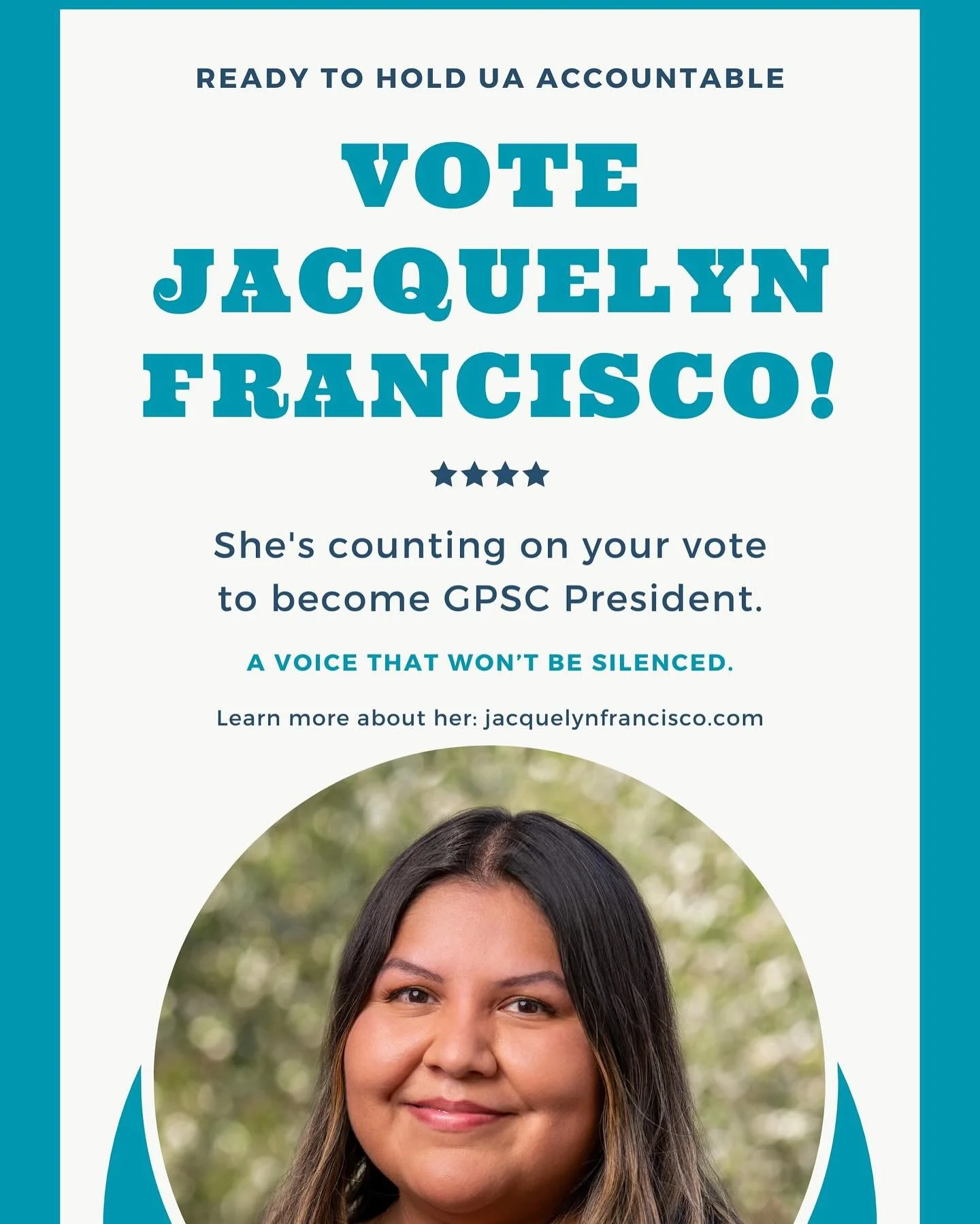 April 10, 2025 - What better day than today to announce my campaign to be President of the 2025 - 2026 Graduate &amp; Professional Student Council at The University of Arizona? Voting opens April 16 at 12 am and closes 18 at midnight via Qualtrics (m