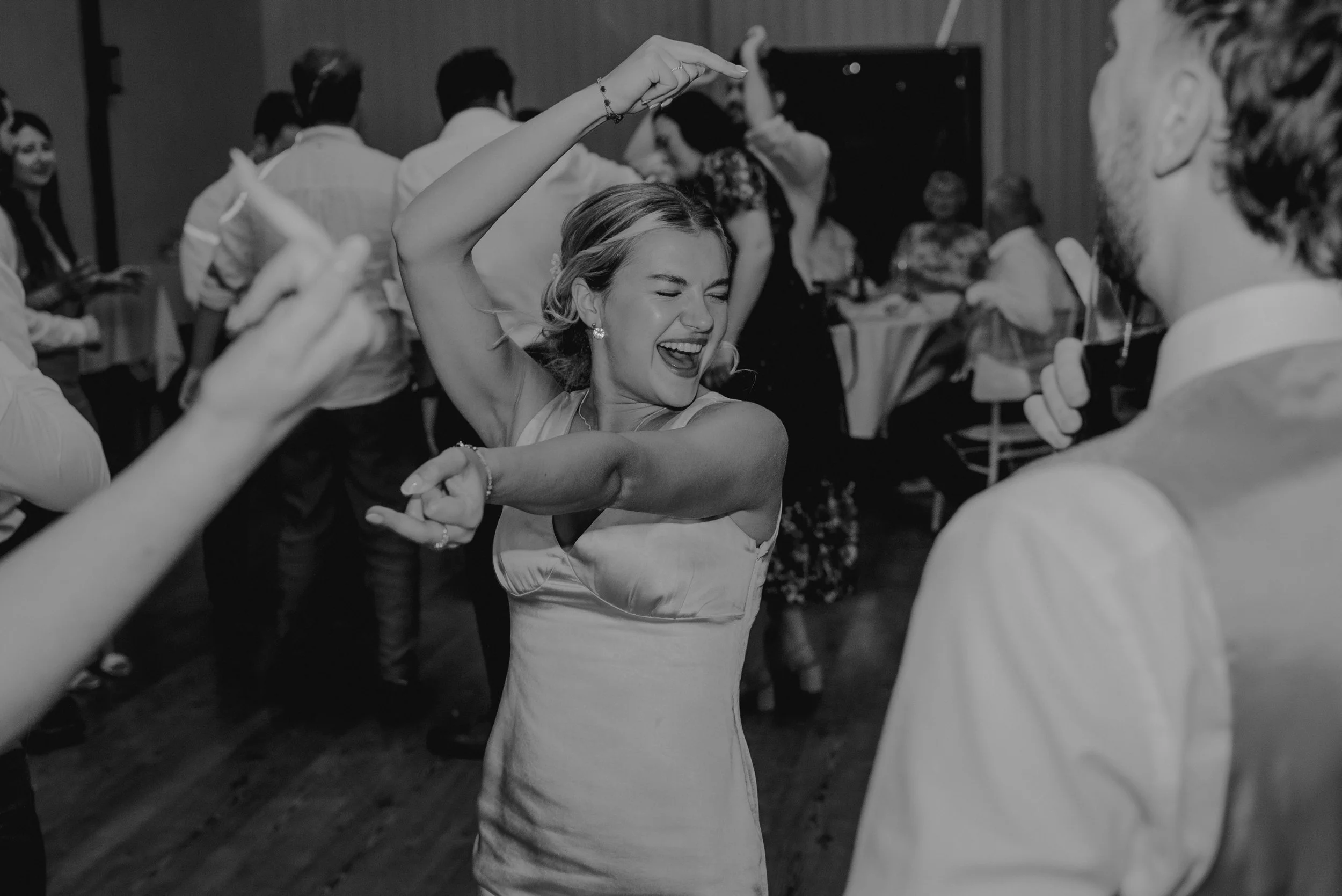 Wedding guest dancing at a Wedding Reception