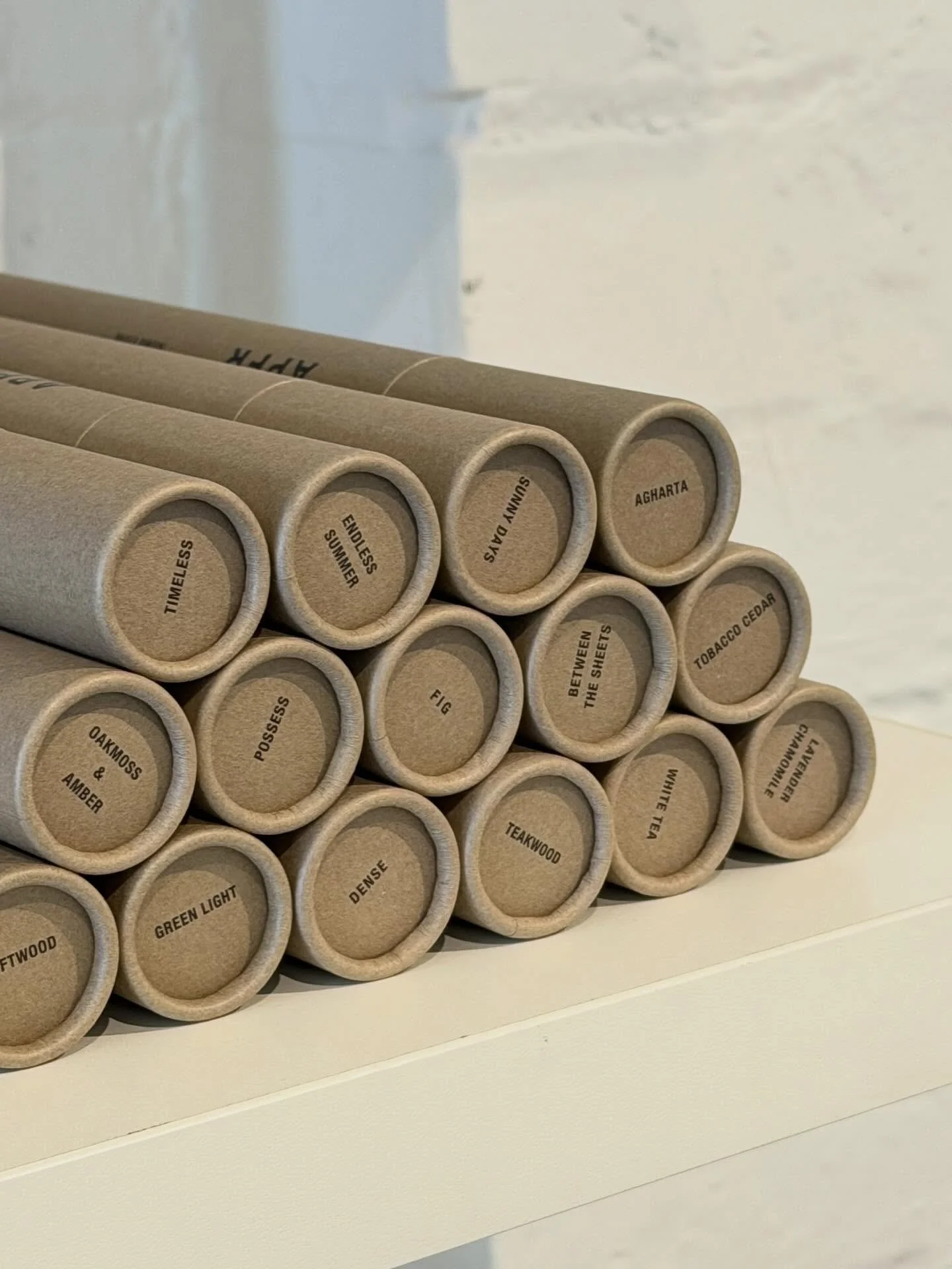 We now have a curated selection of APFR incense sticks &mdash; bringing not only beautiful furnishings but also a sensory experience through scent. 

@apfr_official