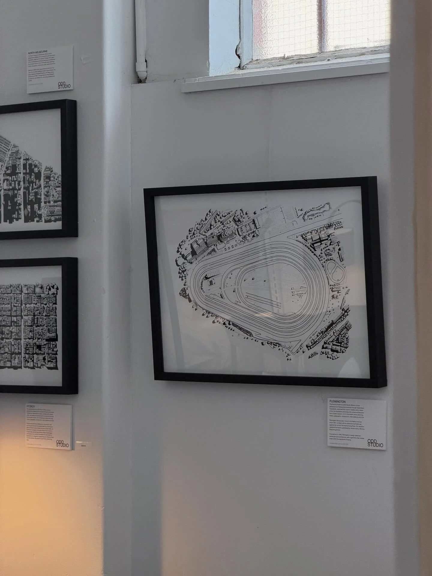 Flemington Racecourse - home to the Melbourne Cup since 1861.
Drawn on the autumnal equinox, capturing the balance of shadow and light by @odd.studio.architects