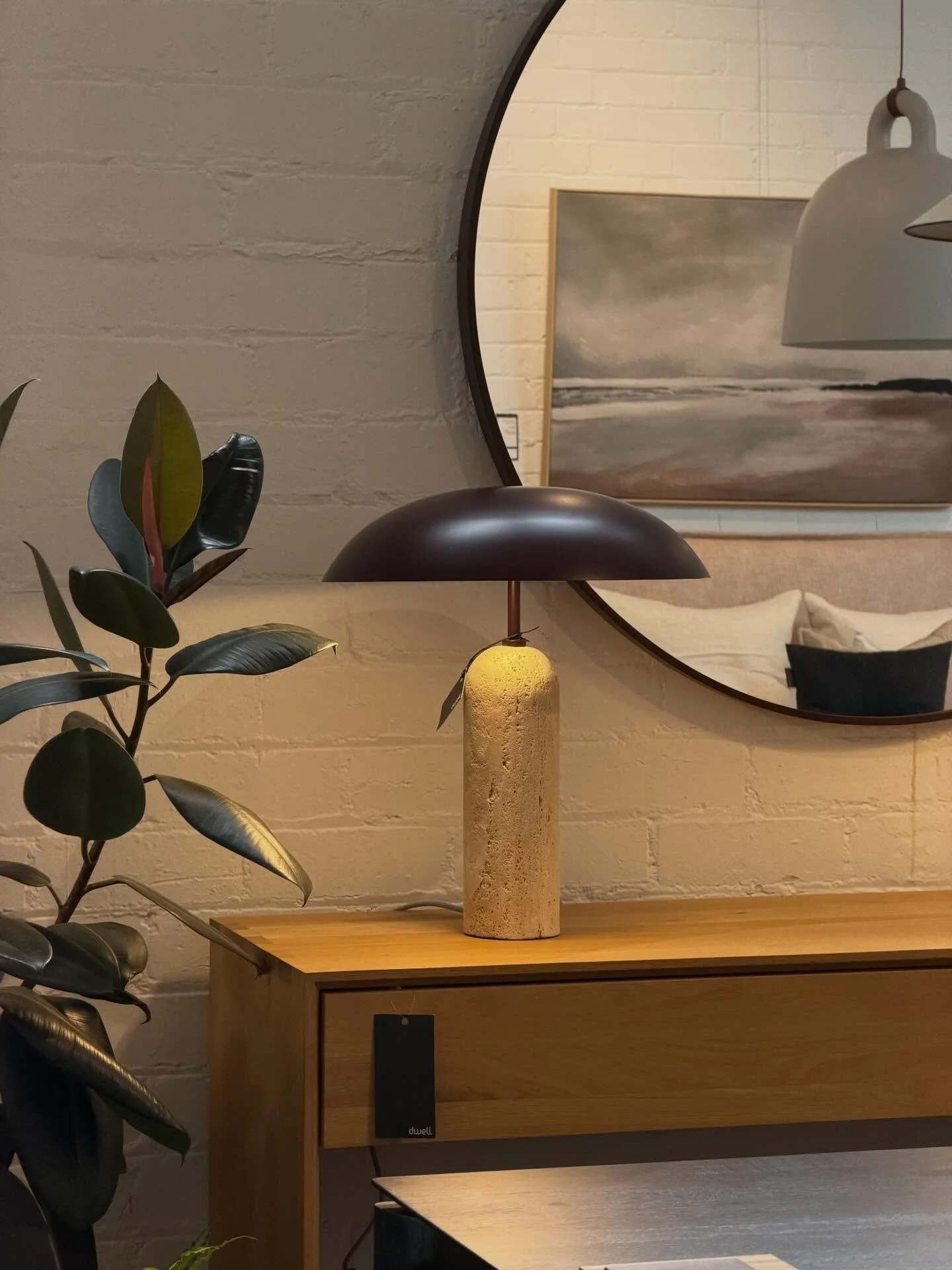 The Easton Eclipse lamp bringing a warm, gentle mood to the festive season.