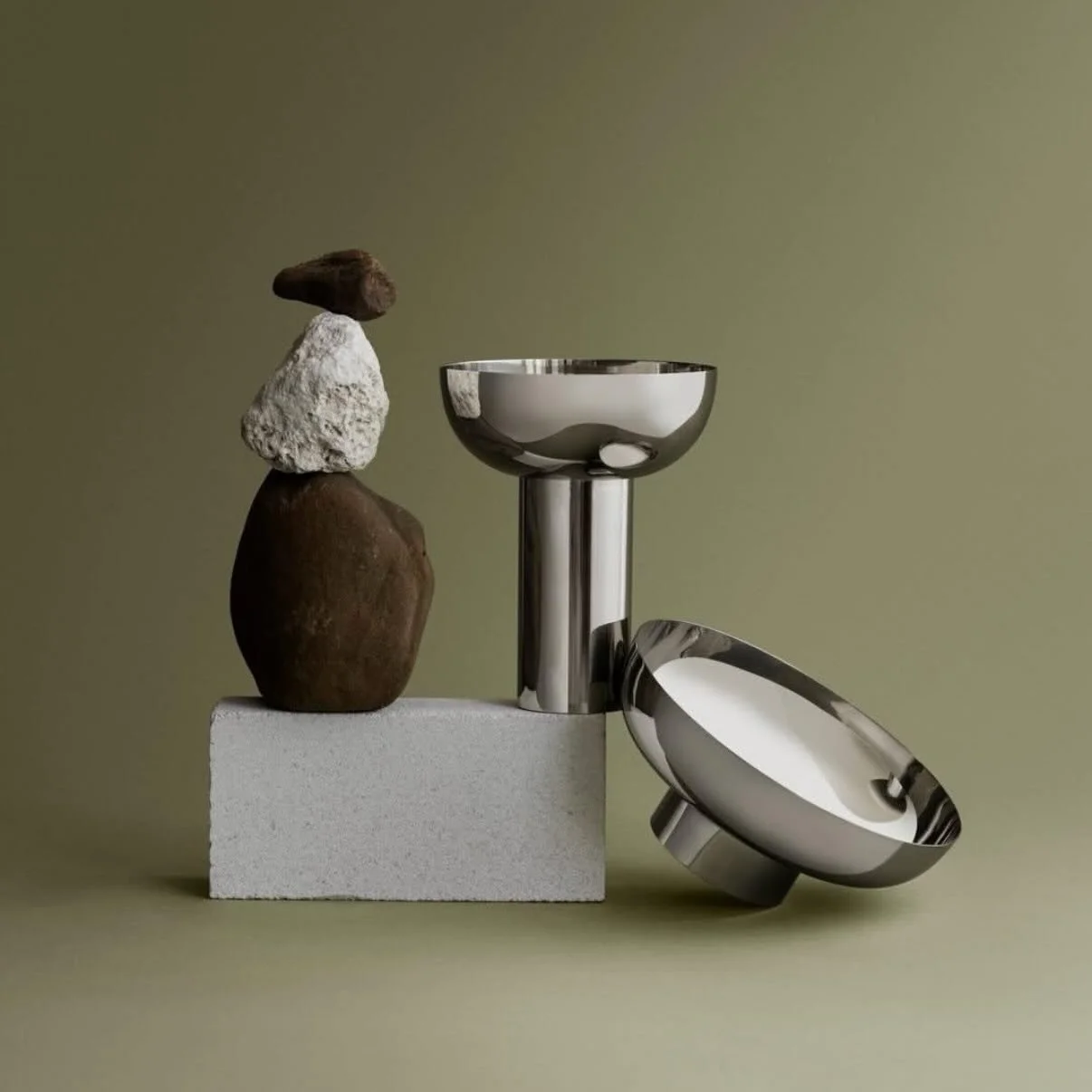 MIYABI vase in stainless steel, by @kazushigemiyake.