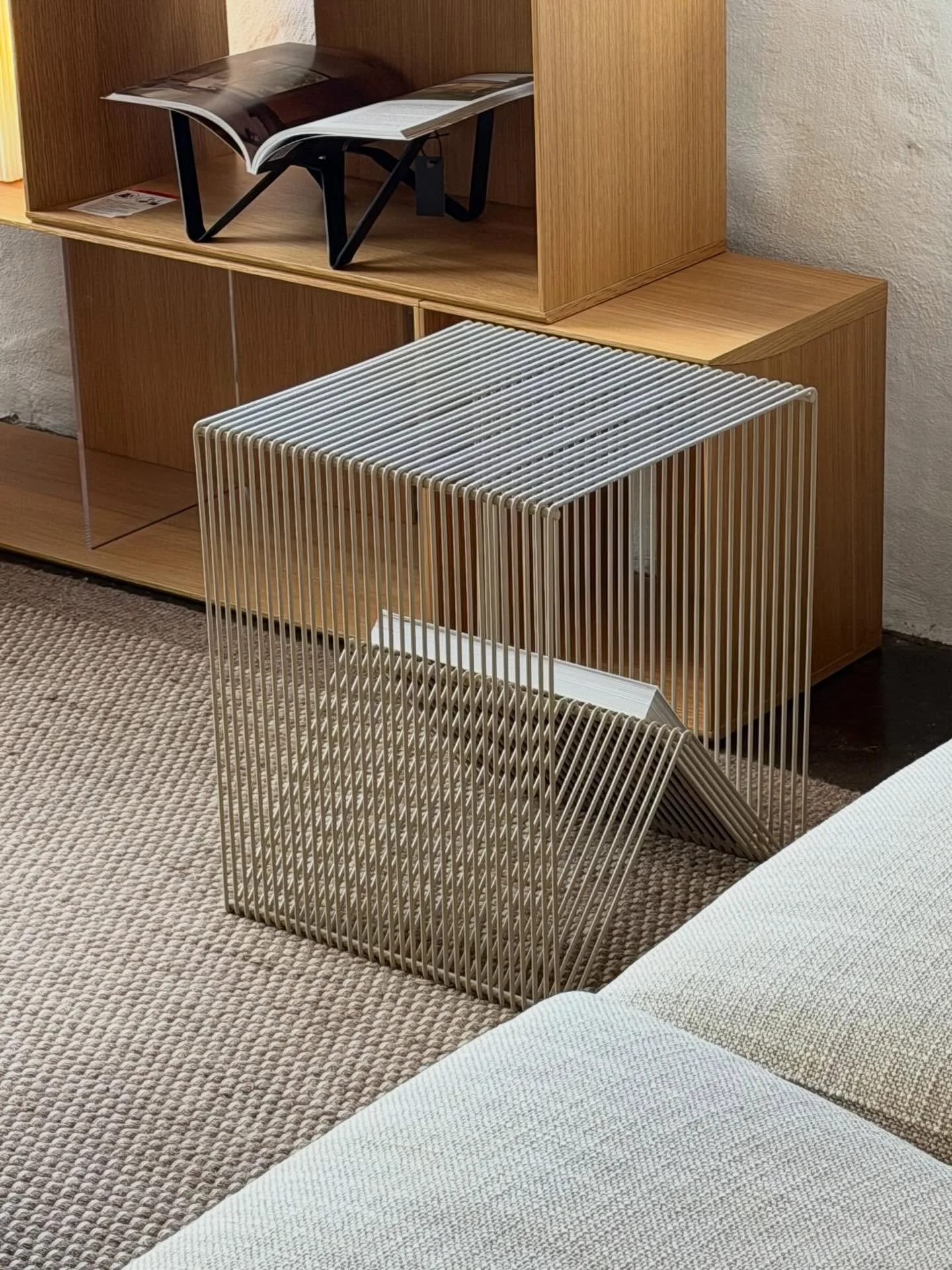 The Willowby Cube adapts to your space - side table, bedside, footstool, or an extra seat, all in one.