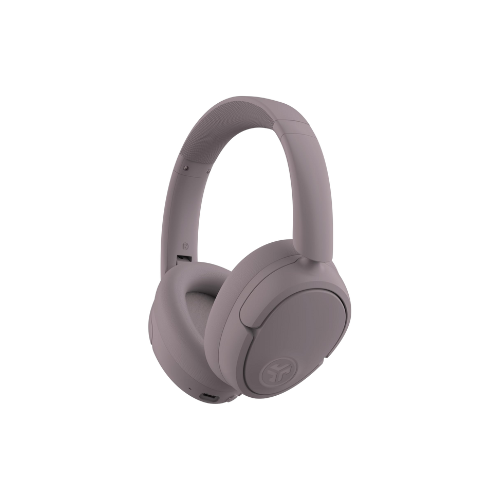 Zwarte draadloze koptelefoon met opvouwbare hoofdbeugel