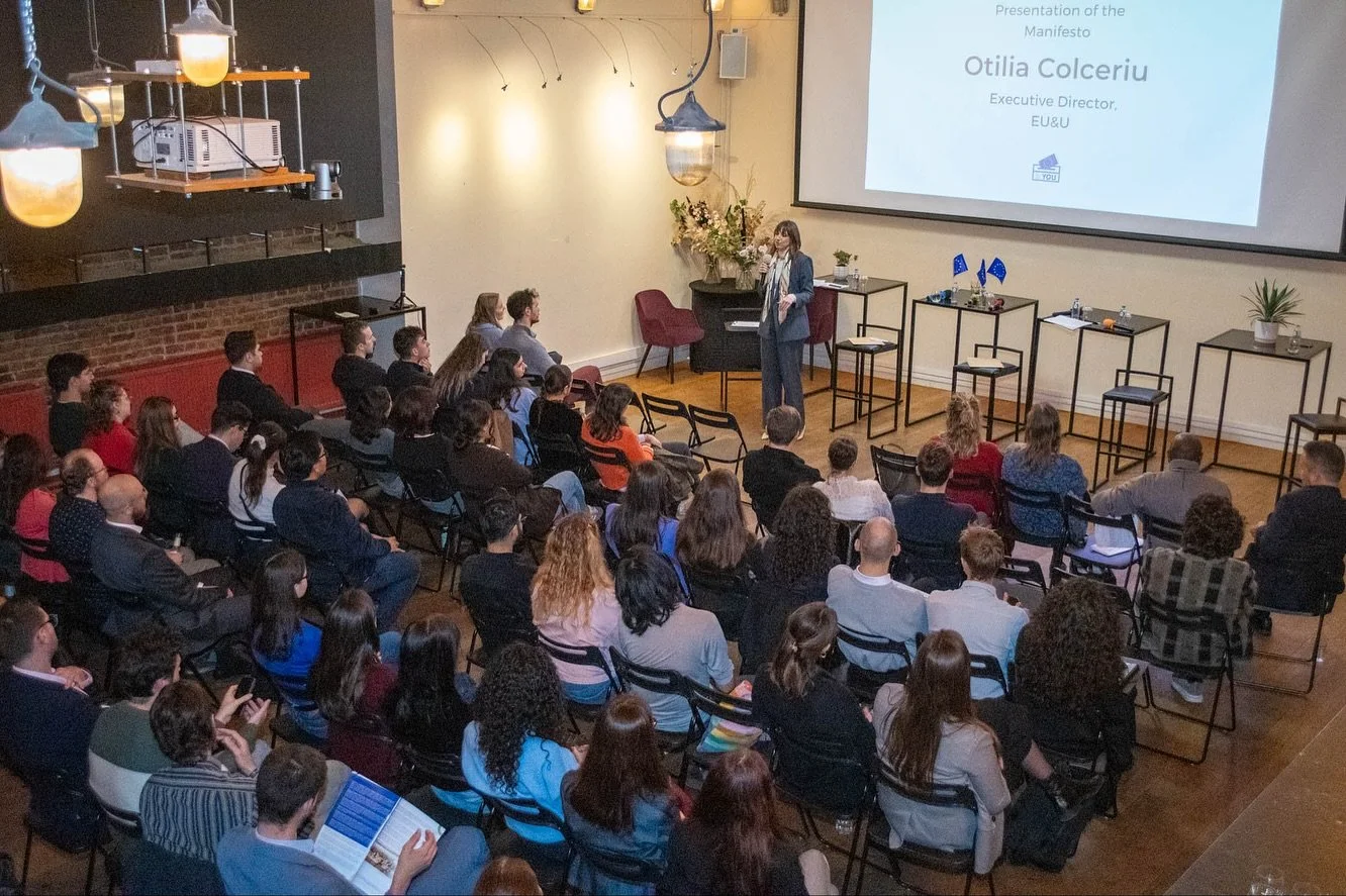 🚀 The EU&amp;U Compass has Officially Launched!

We are delighted to announce that our youth manifesto for the future of Europe was officially launched last week to a packed room of friends, colleagues, and partners in #Brussels! 

As our Executive 