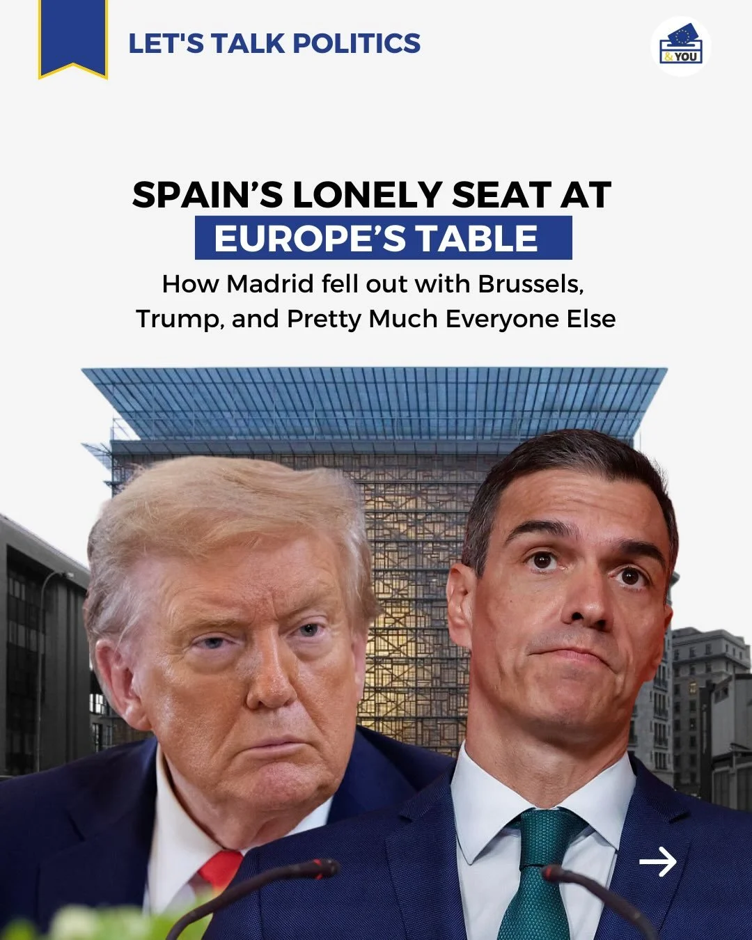 Spain&rsquo;s economy may be strong, but in Europe&rsquo;s defence circle it&rsquo;s giving 👀 &ldquo;left outside the meeting.&rdquo; As others sign statements and shape strategy, Madrid&rsquo;s empty seat says more than the communiqu&eacute;s.🇪🇸
