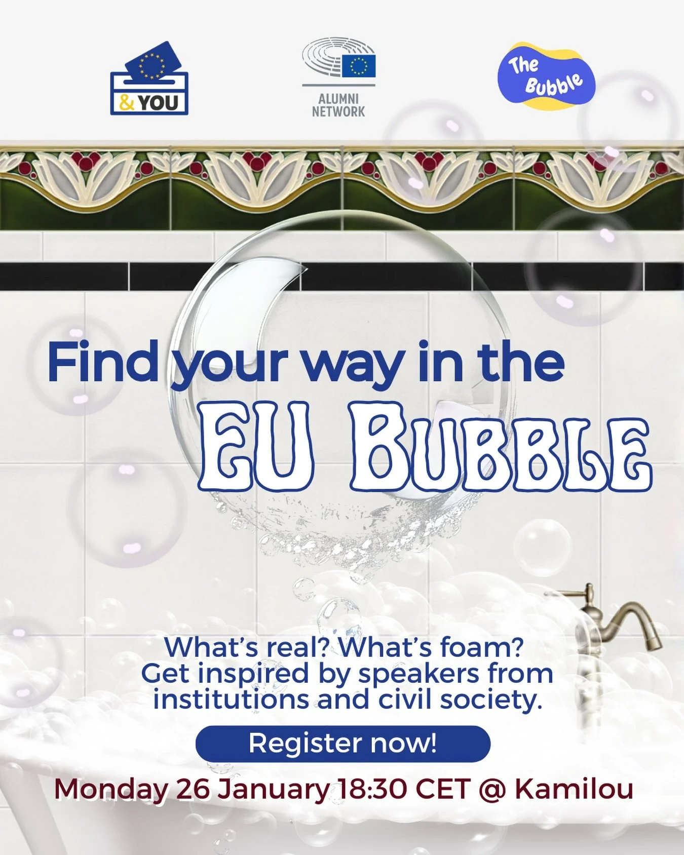 You are navigating the EU Bubble looking for your next career opportunity. But where do you start? 🫧

There is a wide range of career paths hiding behind the foam. From EU institutions and political groups to civil society, academia, and journalism.