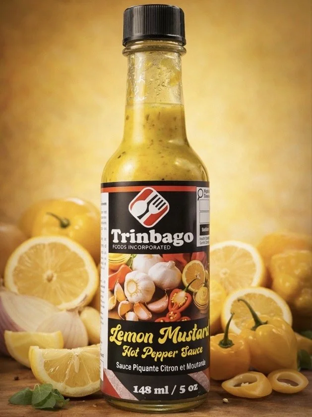 Trinbago Lemon Mustard Hot Pepper Sauce - 5oz