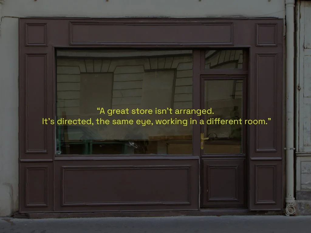 Same Job, Different Room: What Art Direction and Visual Merchandising Actually Share