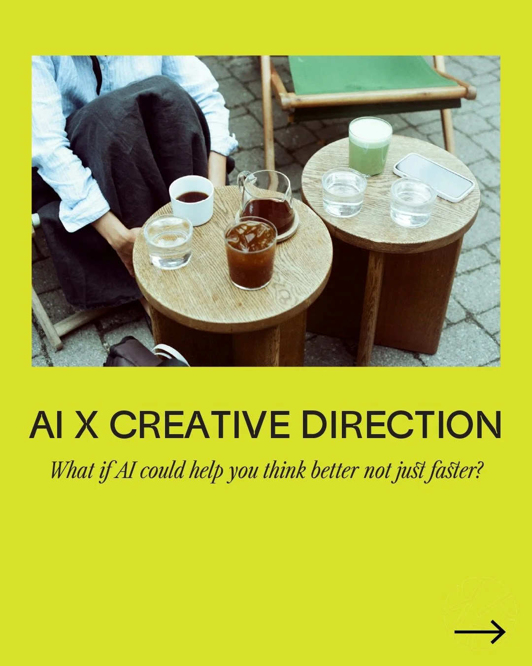 What if AI could help you think &amp; create better, not just faster?

I&rsquo;ve been exploring how AI could fit into the creative process without replacing the human part of it.

I&rsquo;m considering turning this into a practical AI &times; Creati