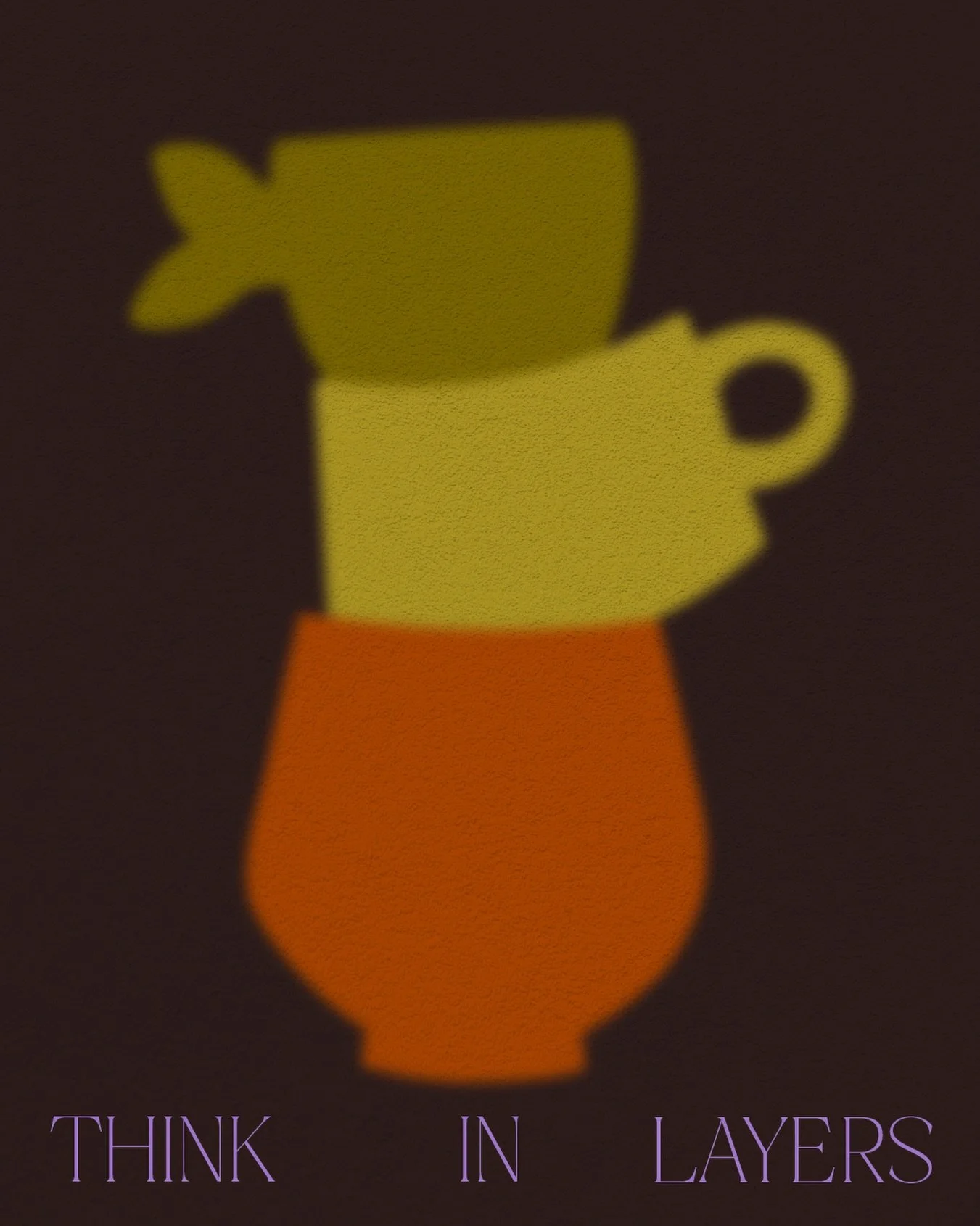 One idea. Multiple layers. 
Because the first idea is rarely the final one. 

#illustration #design #artdirection