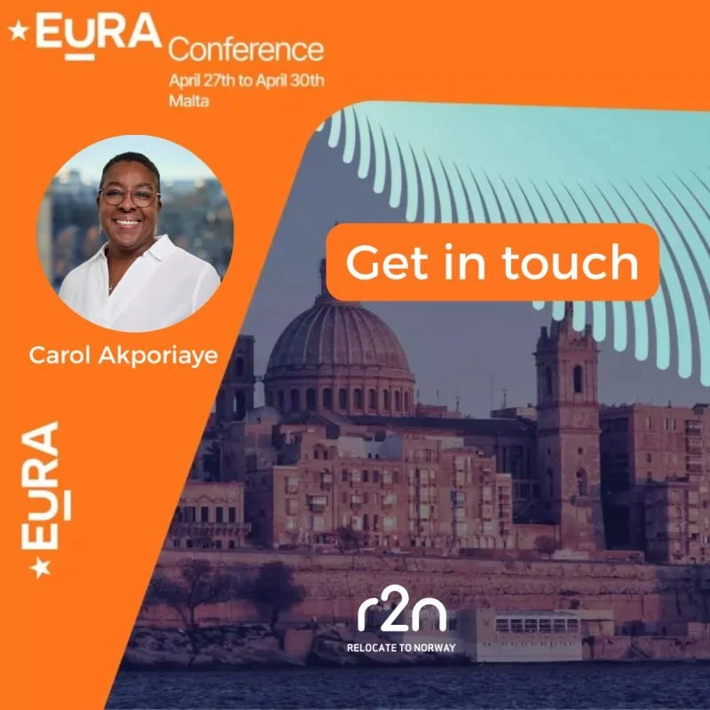 We are happy to share that we will be attending #EuRA2026 in Malta.

Carol Akporiaye will be representing r2n, and she is really looking forward to catching up with familiar faces, meeting new partners, and connecting with colleagues from across the 