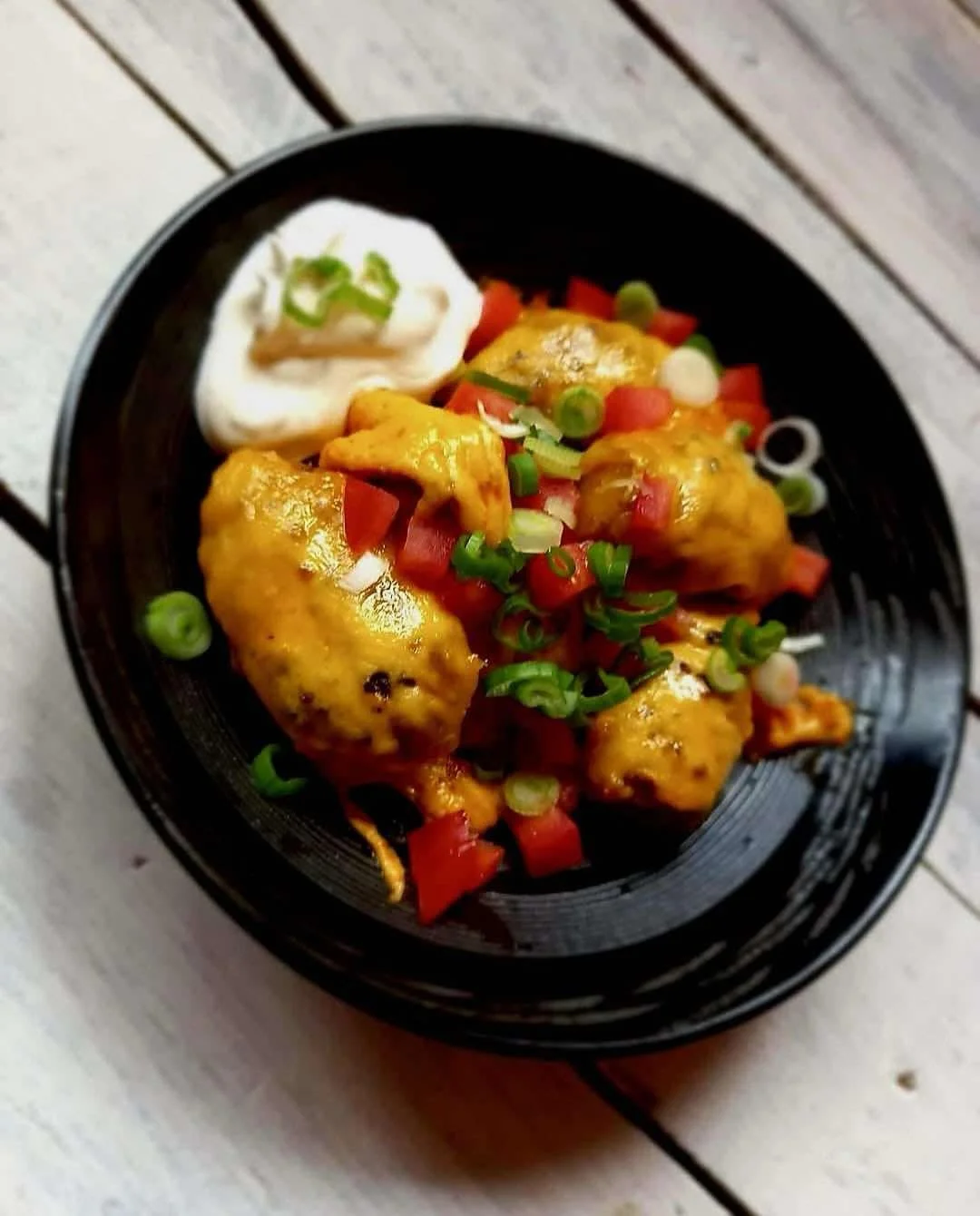 cheesy loaded potato's