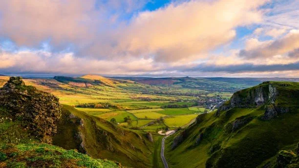 A view over the derbyshire dales