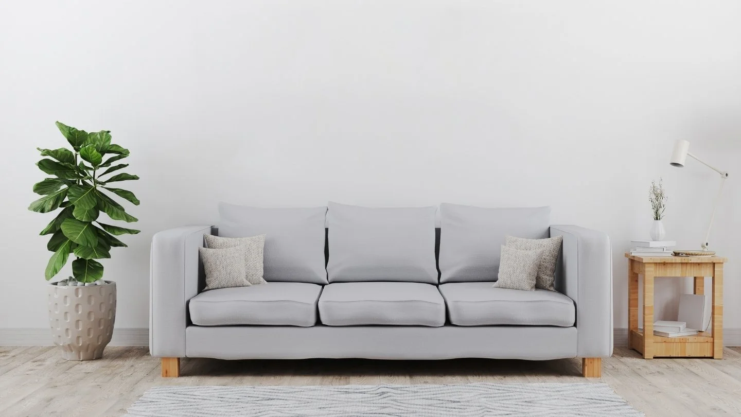 Couch in the office of Dr Erin Hopkins, Clinical Psychologist in Farmington, CT