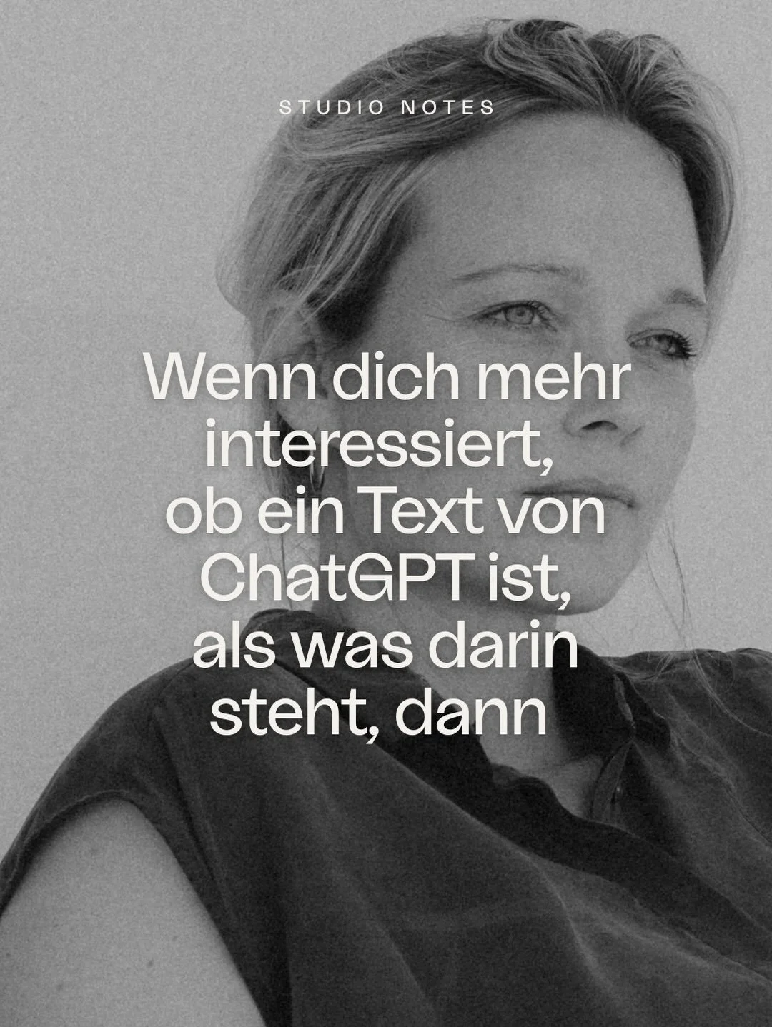 Ganz ehrlich, wir k&ouml;nnen unsere Energie weiter darauf verwenden, uns dar&uuml;ber aufzuregen, wer ChatGPT nutzt und wessen Text vielleicht &bdquo;danach klingt&ldquo;. Oder wir investieren diese Energie in etwas, das wirklich Wirkung erzeugt: in