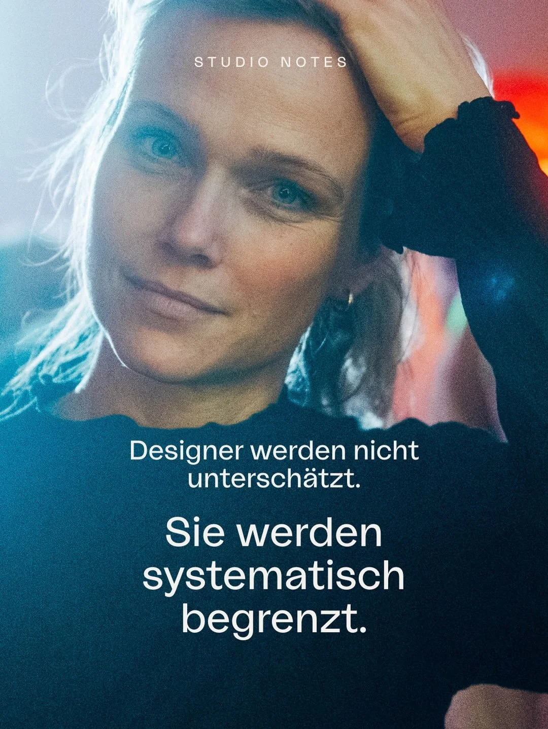 Designer werden nicht nur untersch&auml;tzt, sie werden systematisch begrenzt.

Gerade h&ouml;rt man &uuml;berall denselben Rat: Sch&auml;rfe deine Positionierung, definiere deine Zielgruppe, werde von der Umsetzerin zur Expertin. Als w&auml;re das e