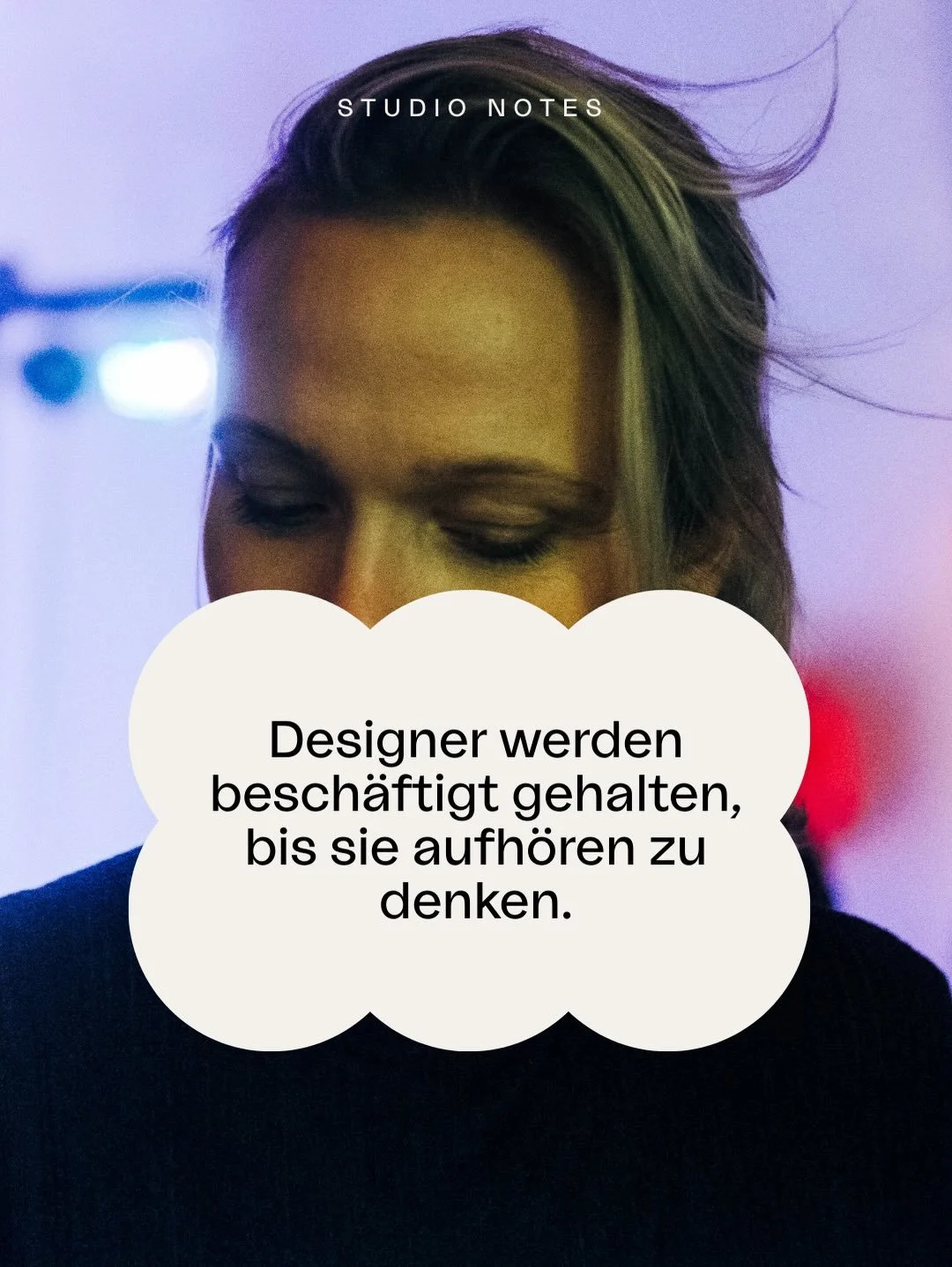 Heute wird &uuml;berall gespart und vielleicht ist das genau unsere Chance als Designer. Weil pl&ouml;tzlich kein Geld mehr da ist, um uns einfach nur besch&auml;ftigt zu halten.

F&uuml;r mich war der entscheidende Punkt zu verstehen, was passiert, 