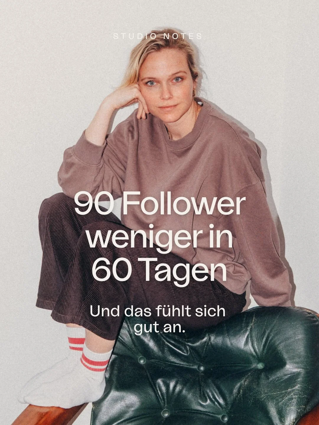 90 Follower weniger in 60 Tagen.

Seit ich aufh&ouml;re, mich verst&auml;ndlich weichzusp&uuml;len, wird es hier leerer. Und besser. 🌊

Denn ich will nicht irgendeine Reichweite.
Ich will die Menschen, die genau das suchen.

Wie ist das bei dir: Ver