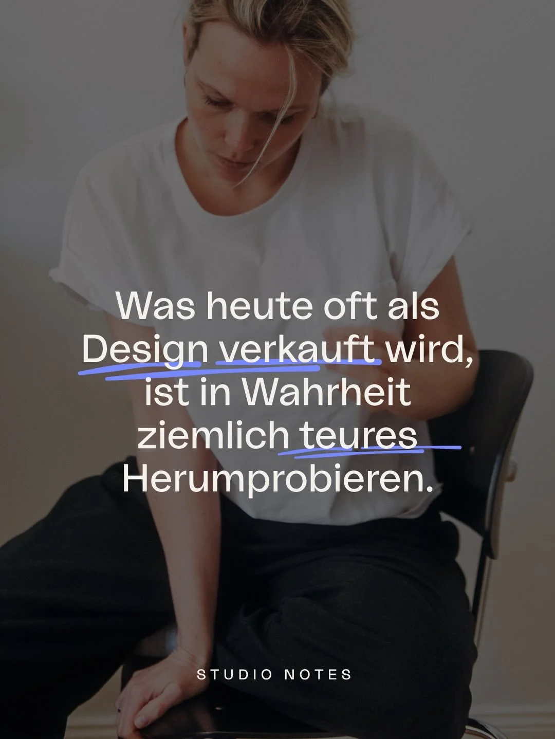 Was in vielen Projekten wie Offenheit, Kreativit&auml;t und gemeinsames Herantasten aussieht, ist oft einfach fehlende F&uuml;hrung. Denn wenn am Anfang nicht sauber gekl&auml;rt wird, worum es bei einer Marke wirklich geht, landet die Verantwortung 