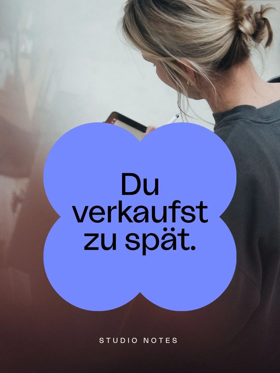 Wie verkaufst du?

Verkaufen hat sich f&uuml;r mich lange an der falschen Stelle schwer angef&uuml;hlt. Im Erstgespr&auml;ch, im Angebot oder bei der Preisnennung.

Dabei habe ich immer mehr verstanden: Das eigentliche Problem entsteht oft fr&uuml;he