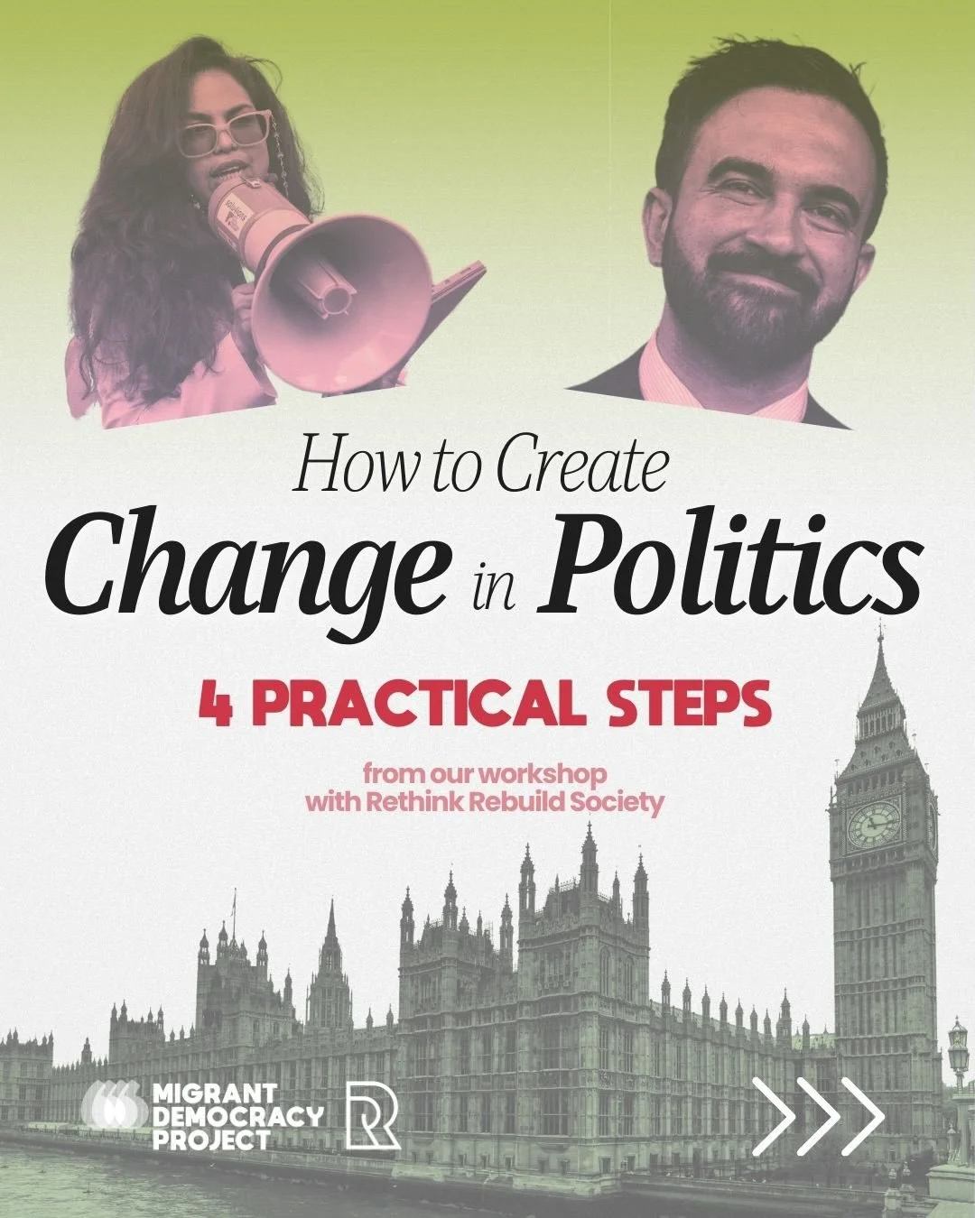 We have the power to shape democracy, even when the system seems closed off🔒

Here's a little sneak peak of what we discussed with @rethinkrebuildsociety in our workshop about democracy and collective action. 🤝

If your organisation wants support a